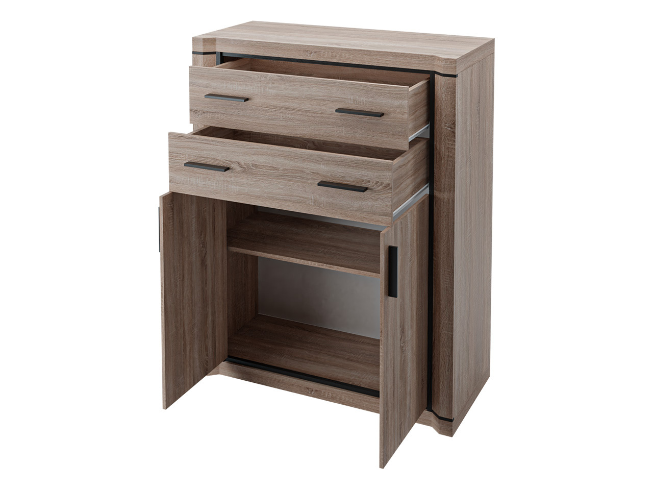 Комплект за хол Lorelie 124 (Трюфел дъб)