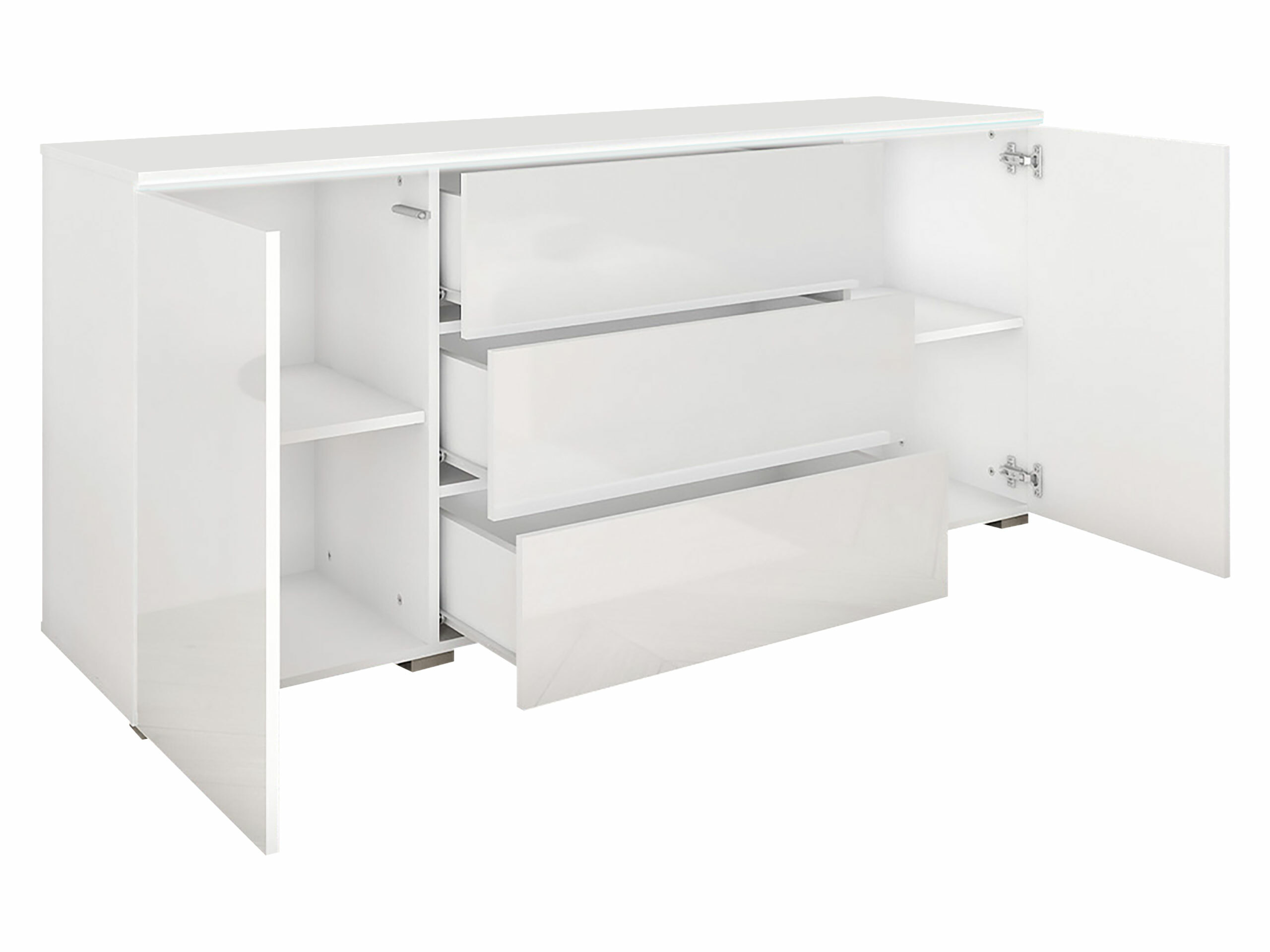 Скрин Sarasota 142 (Бетон + Бял гланц)