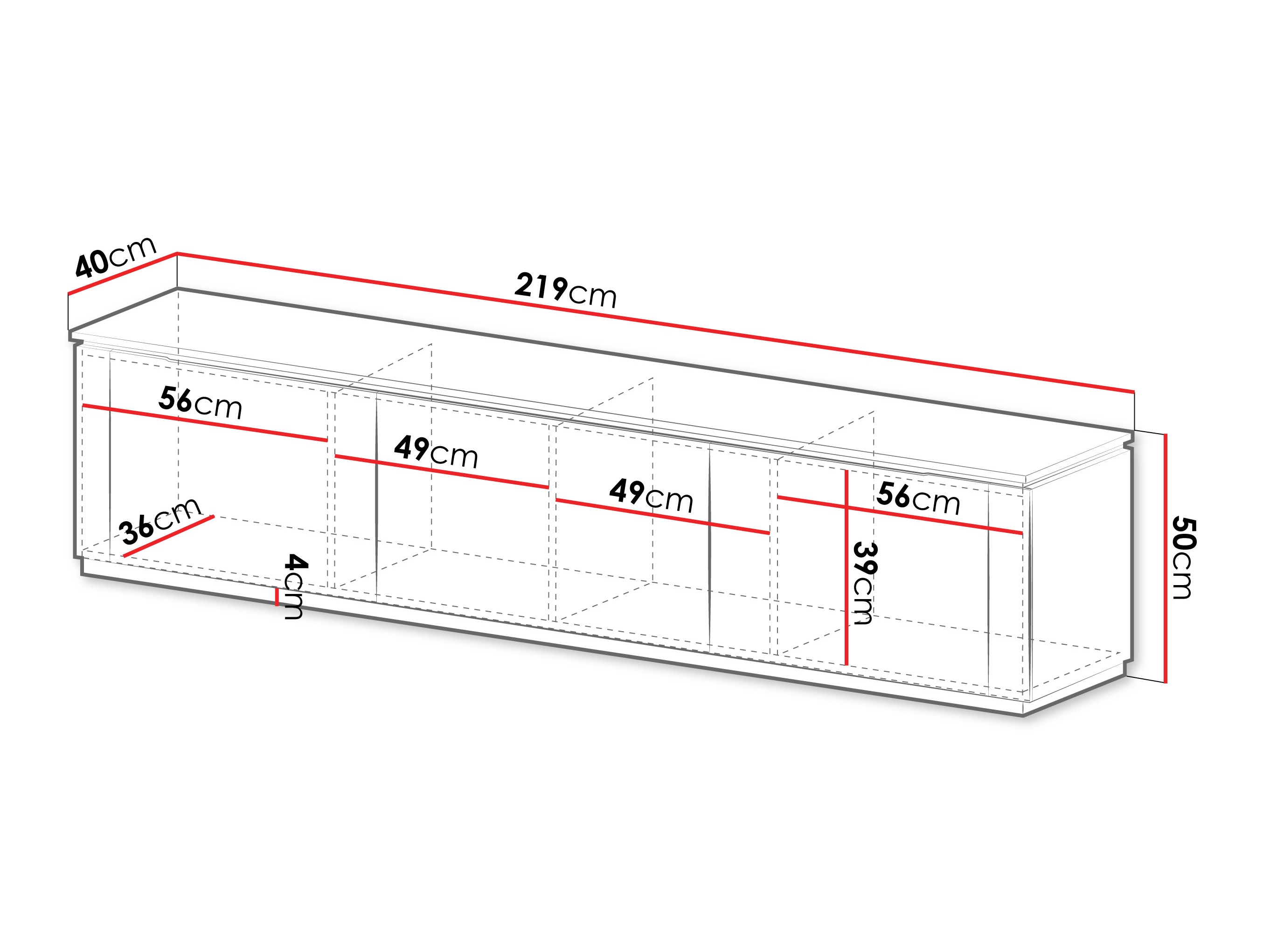 ТВ шкаф Comfivo Elivelo 102