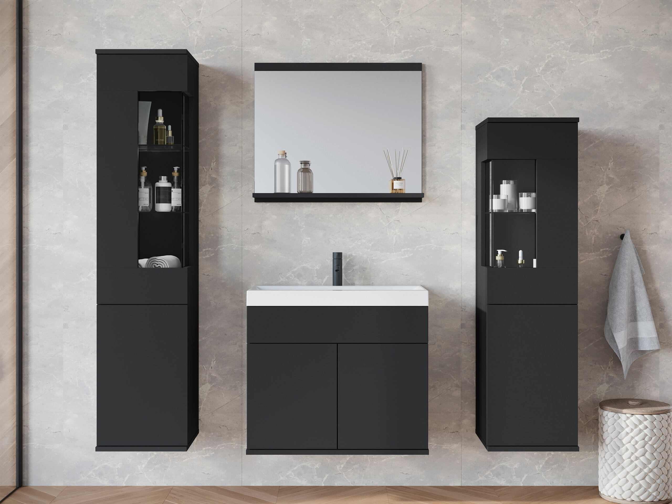 Комплект за баня Sarasota 194 (Графит)