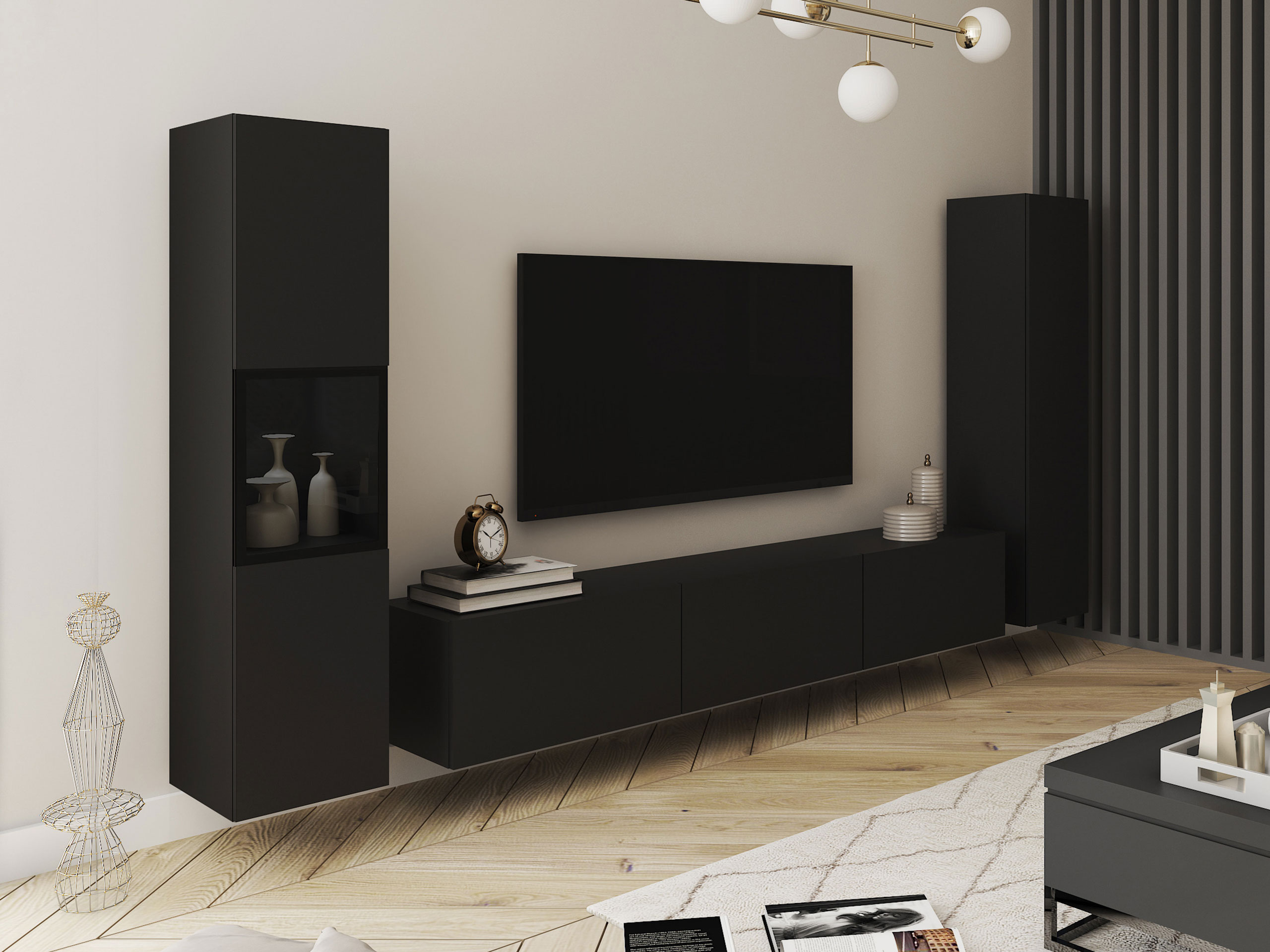 Комплект за хол Sarasota 193 (Графит)