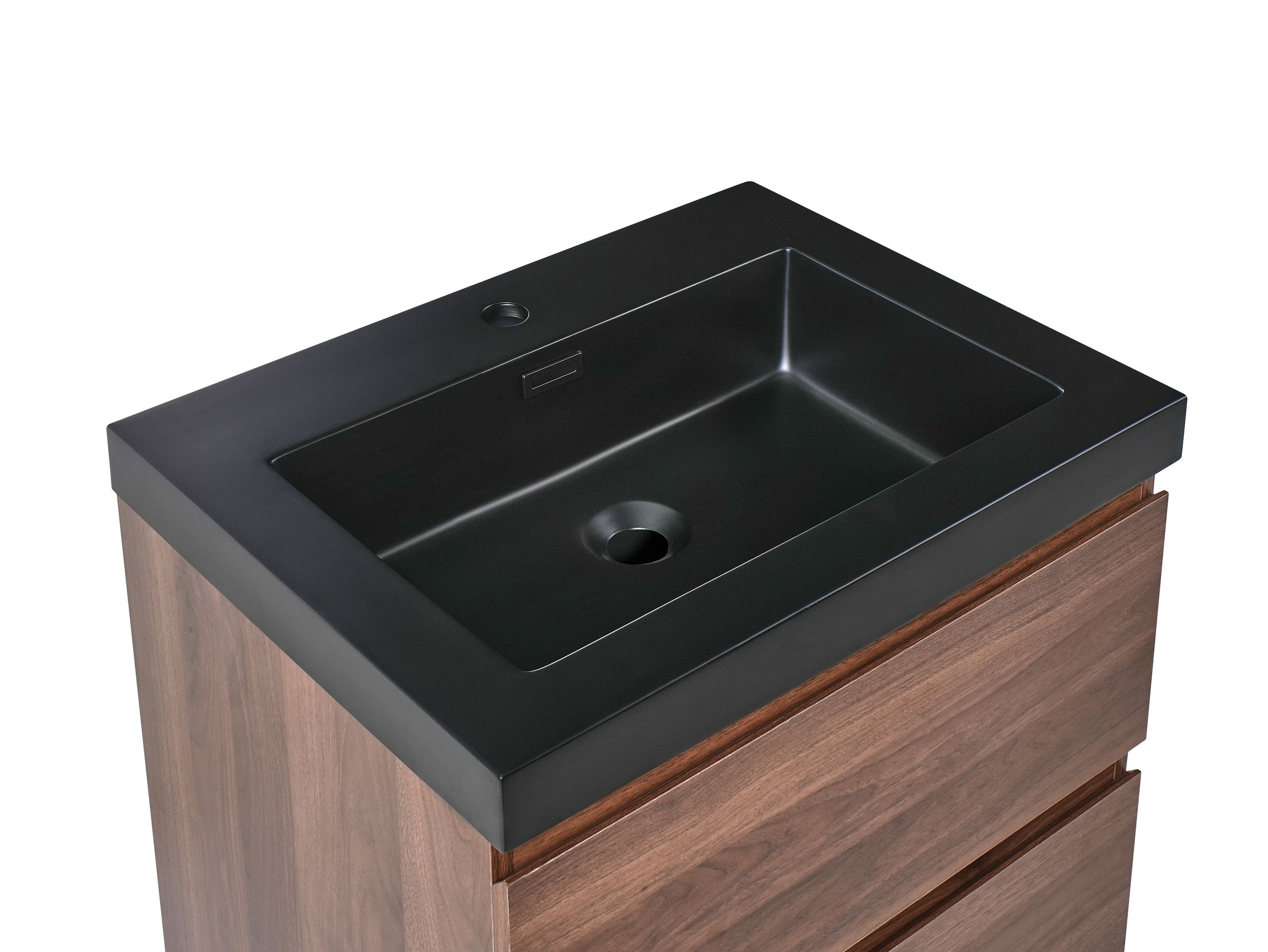 Окачен шкаф за мивка Berwyn 2872 (Тъмнокафяв)