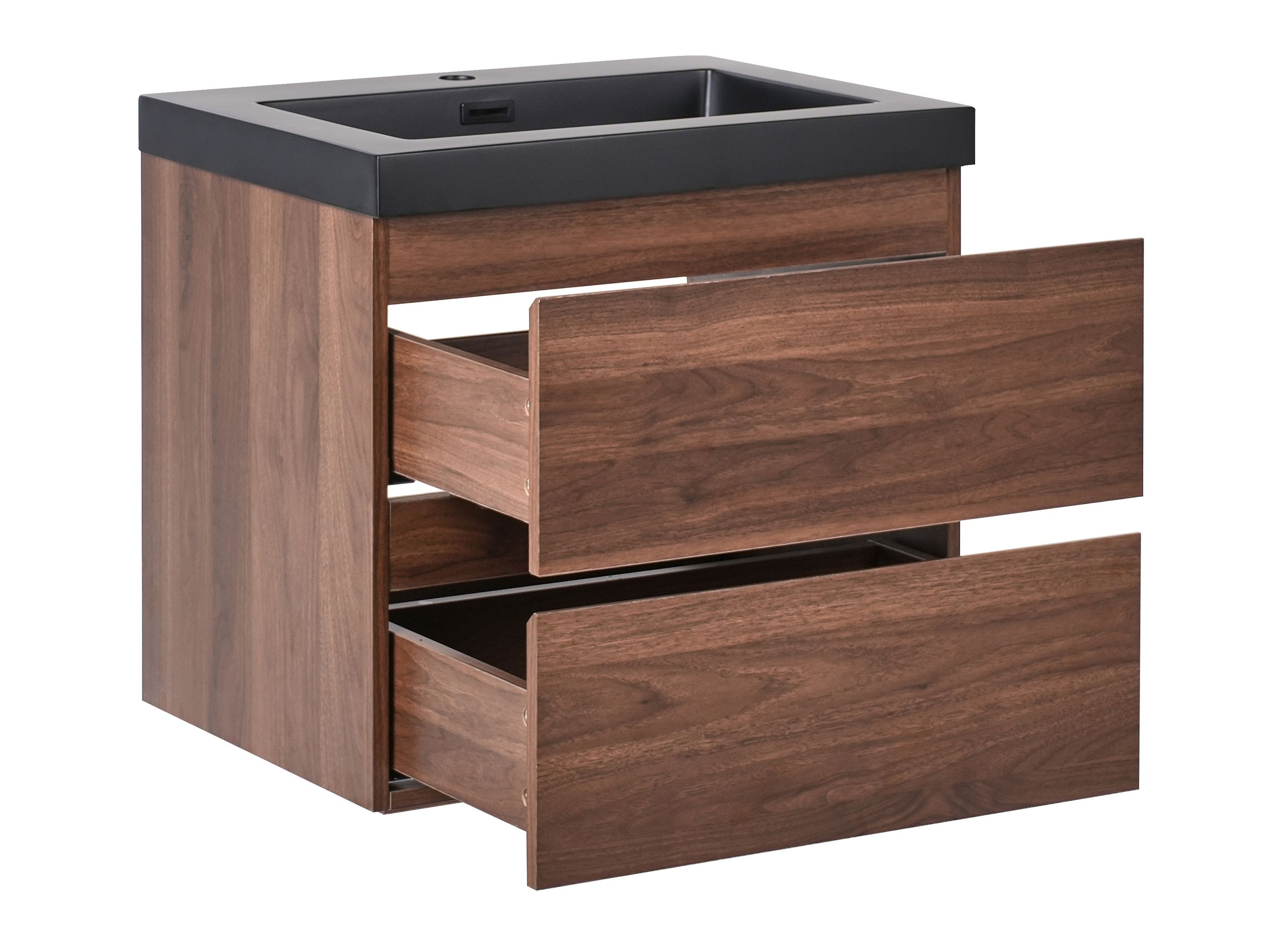 Окачен шкаф за мивка Berwyn 2872 (Тъмнокафяв)