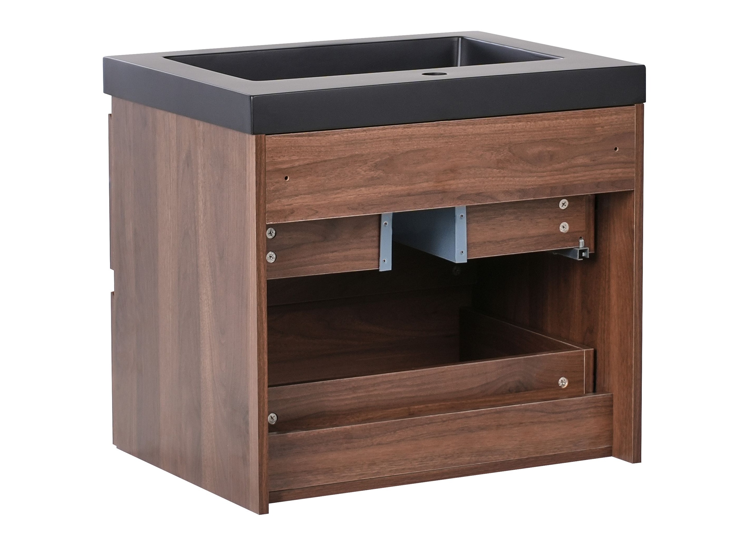 Окачен шкаф за мивка Berwyn 2872 (Тъмнокафяв)