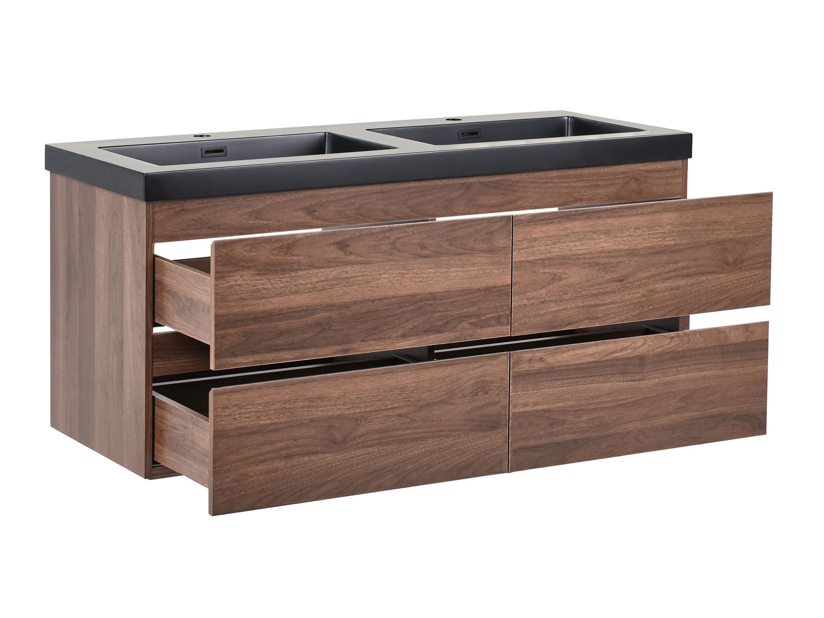 Окачен шкаф за мивка Berwyn 2873 (Тъмнокафяв)