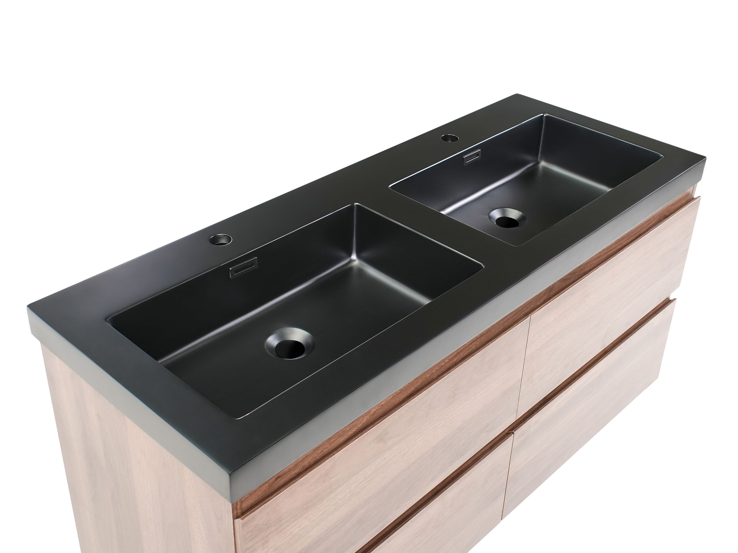 Окачен шкаф за мивка Berwyn 2873 (Тъмнокафяв)