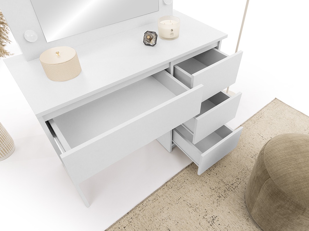 Тоалетка Murrieta 194 (Бял)