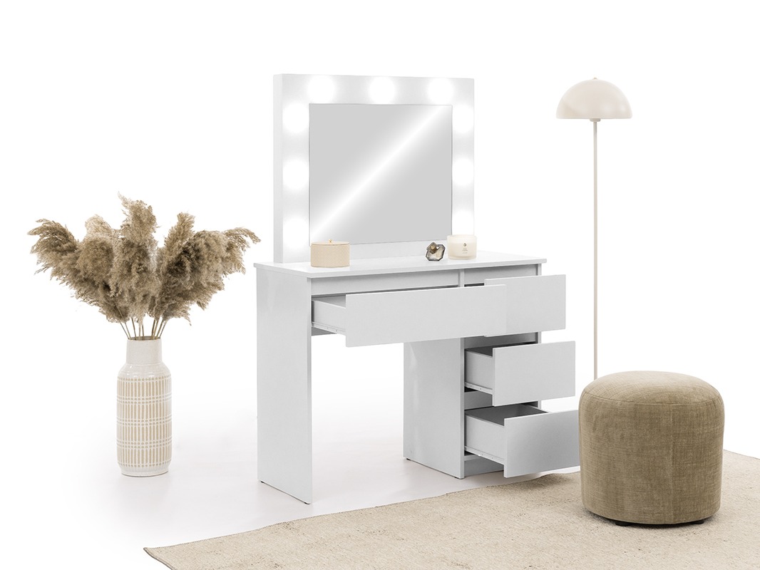 Тоалетка Murrieta 194 (Бял)