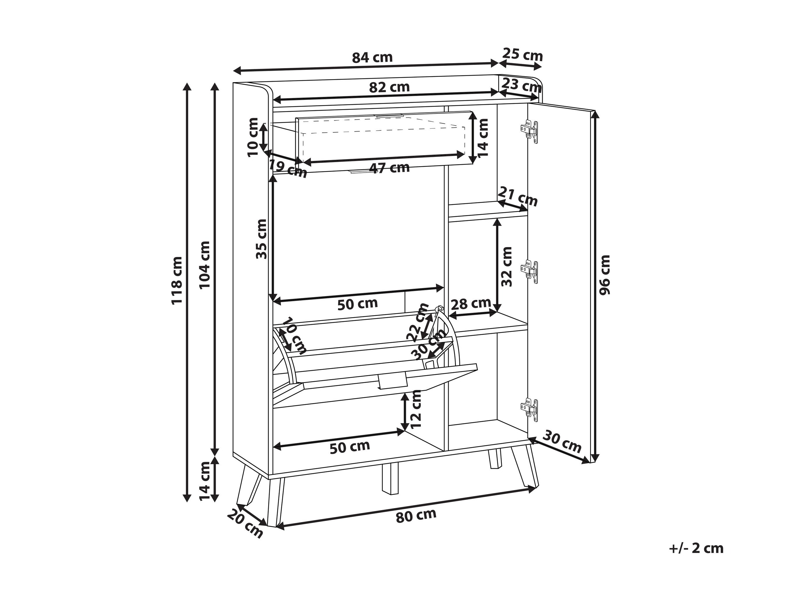 Шкаф за обувки Berwyn 2876