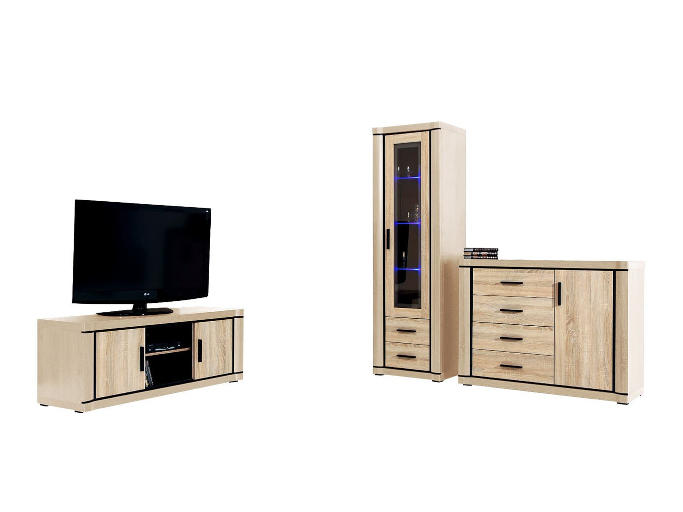 Комплект за хол Lorelie 122 (Сонома дъб)