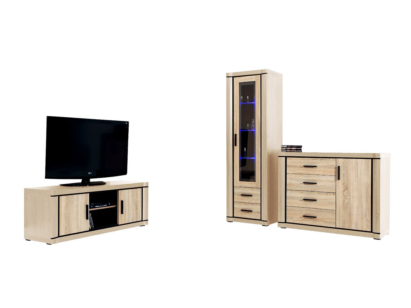 Комплект за хол Lorelie 122 (Сонома дъб)