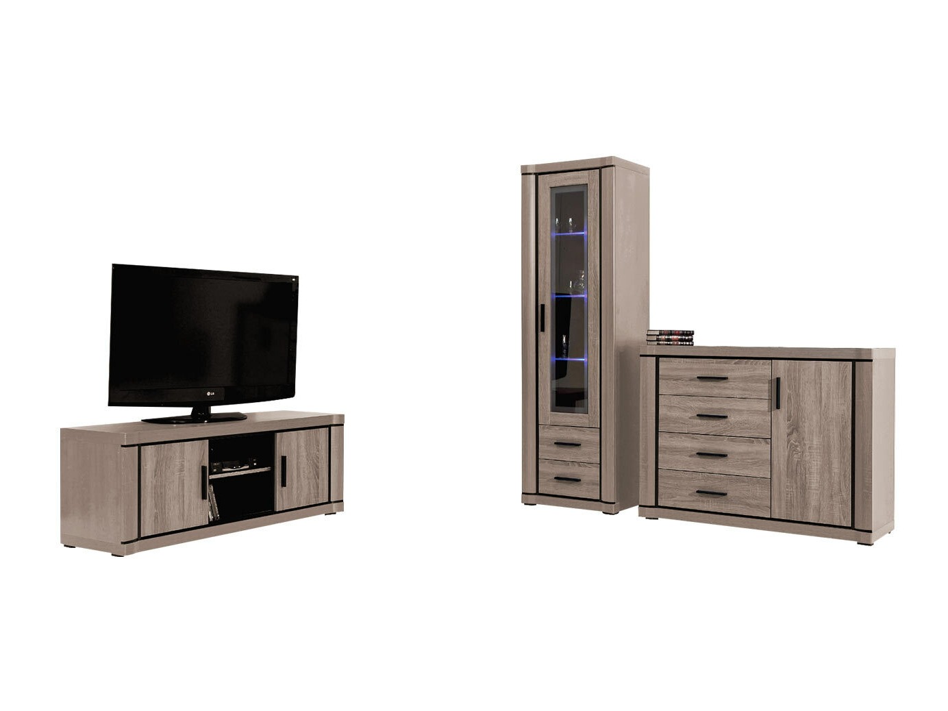 Комплект за хол Lorelie 122 (Трюфел дъб)