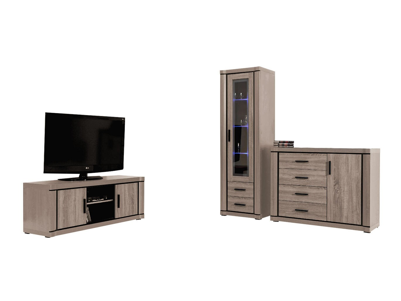 Комплект за хол Lorelie 122 (Трюфел дъб)