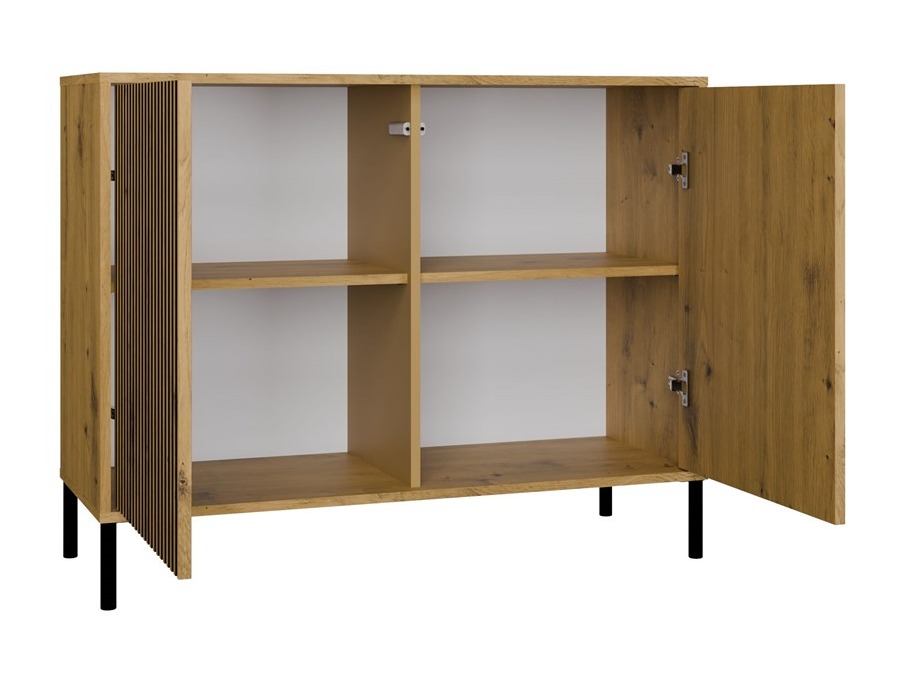 Шкаф Orlsone 109 (Artisan дъб + Черен)