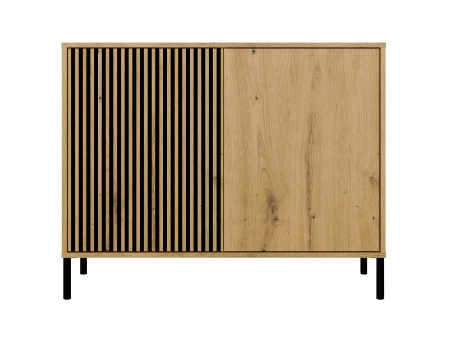 Шкаф Orlsone 109 (Artisan дъб + Черен)