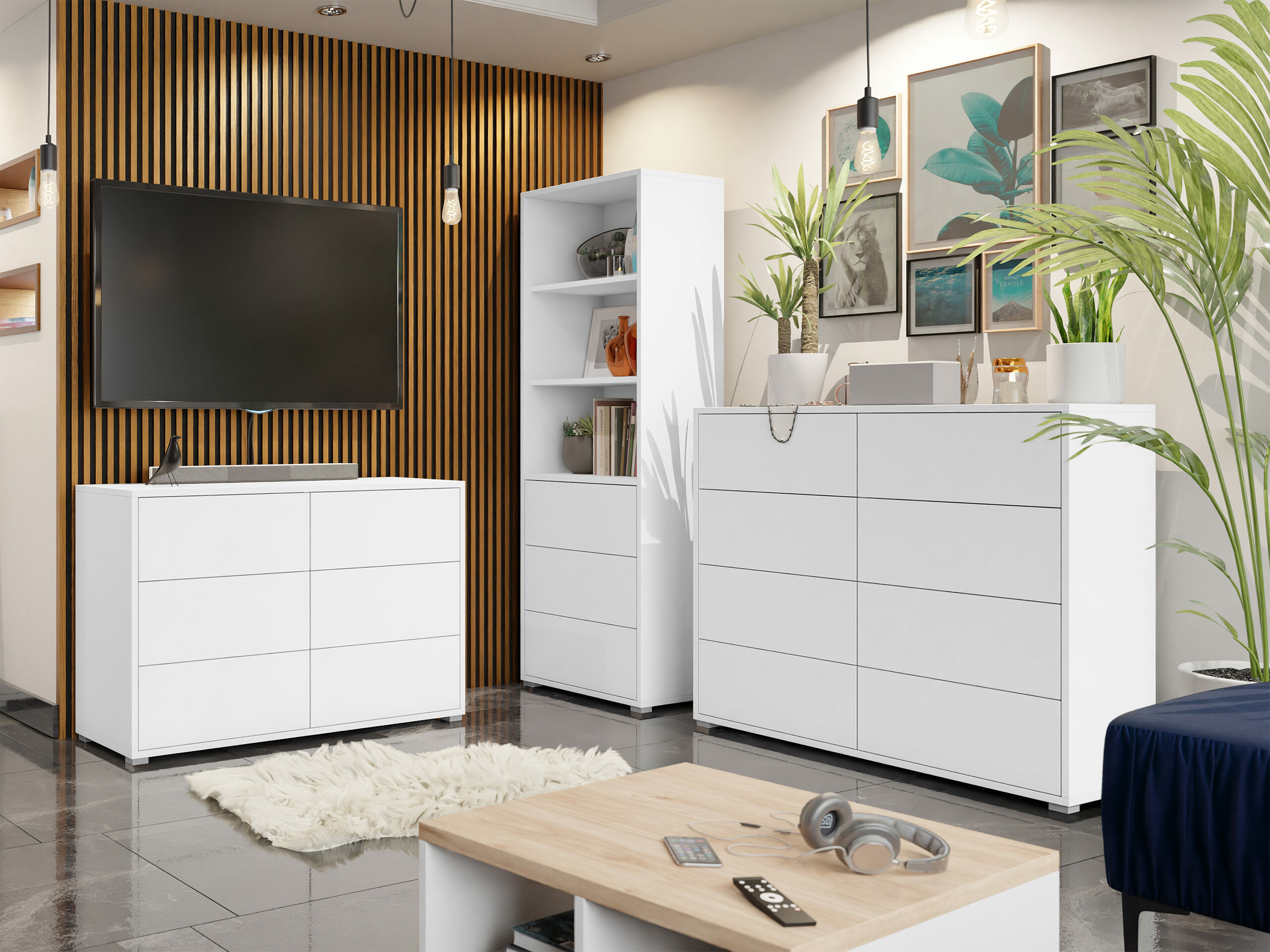 Етажерка Comfivo Fersoe 105 (Бял)