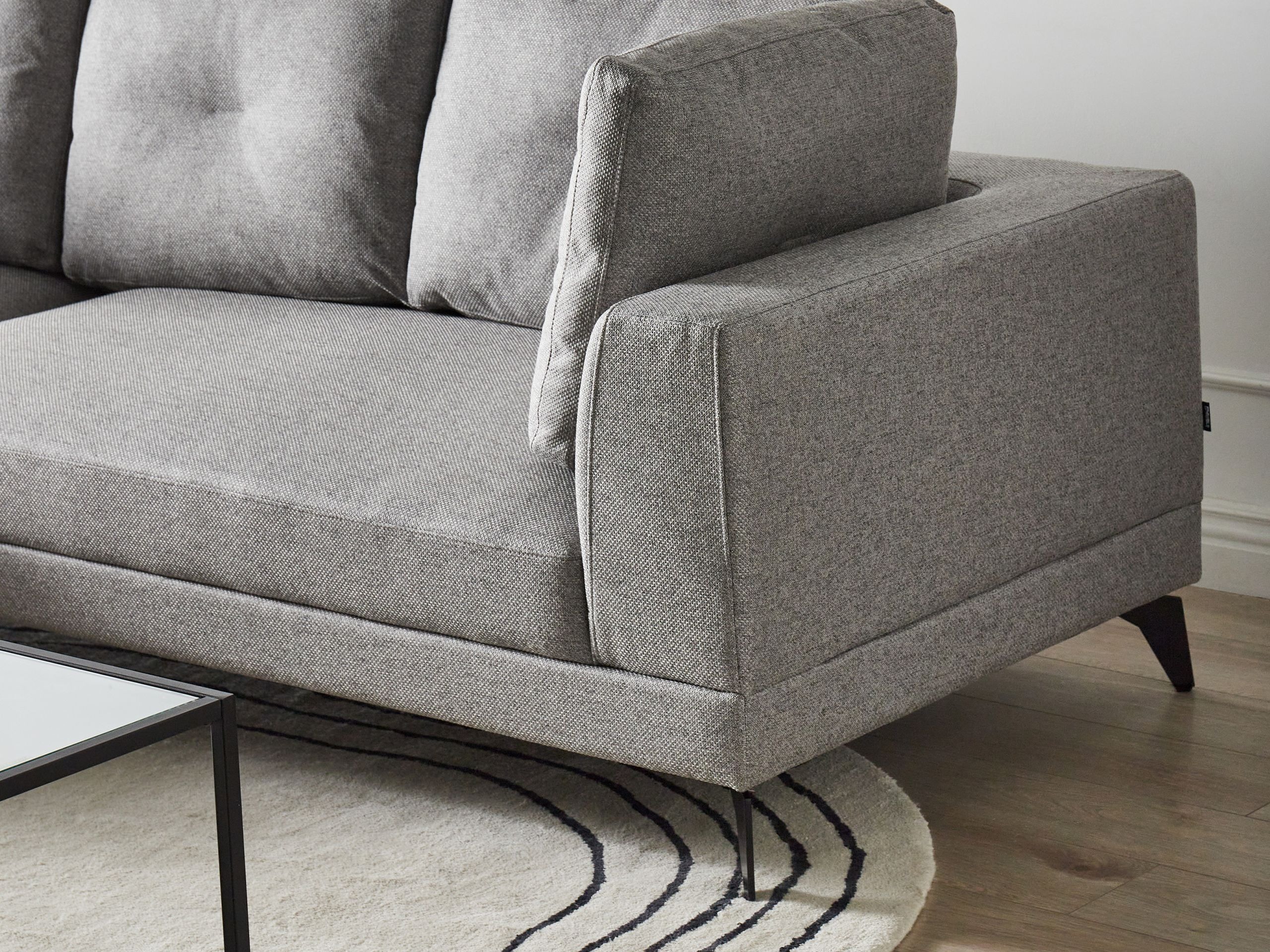 Ъглов диван Berwyn 2890 (Сив)