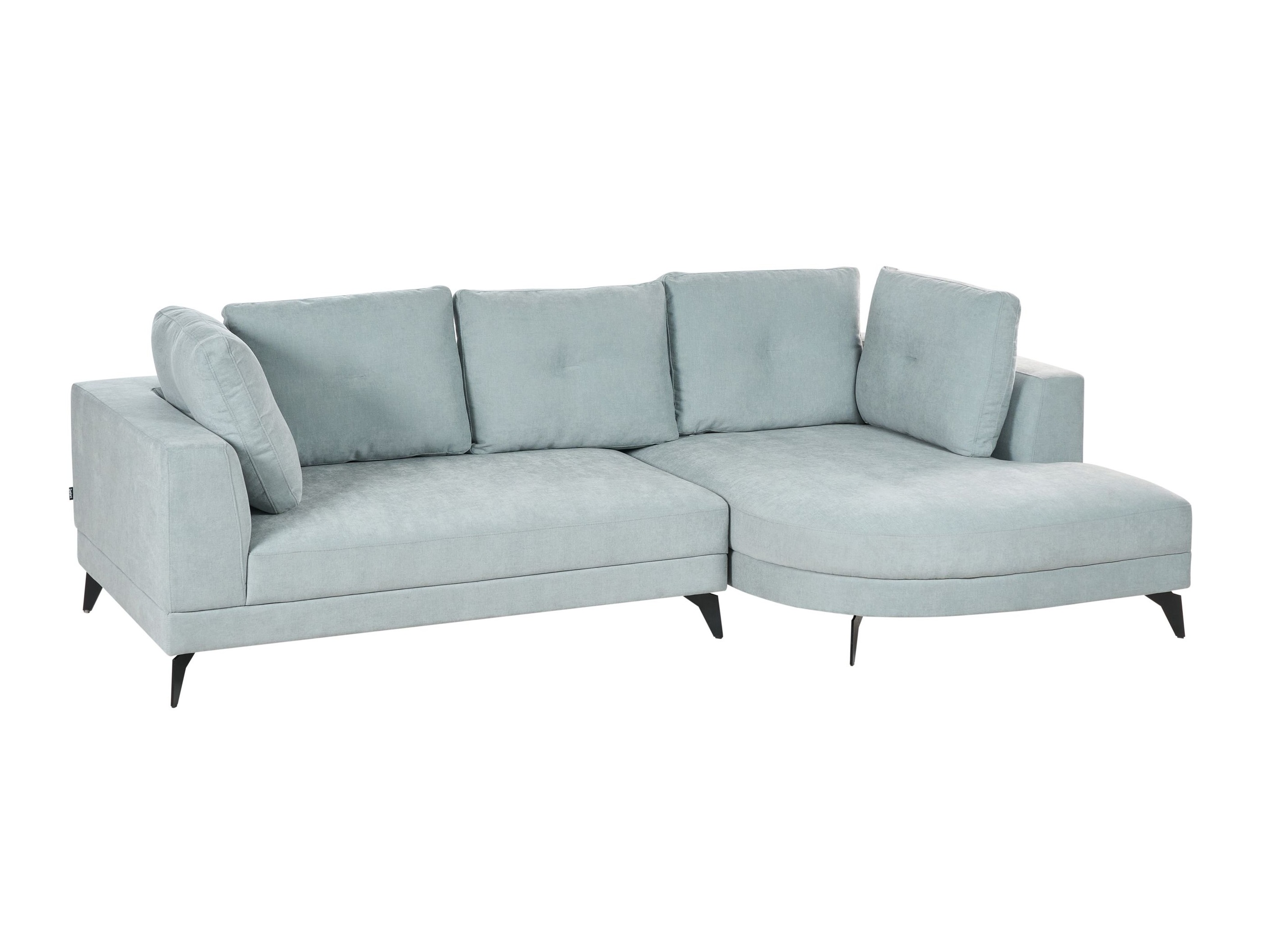 Ъглов диван Berwyn 2890 (Светлосиньо)