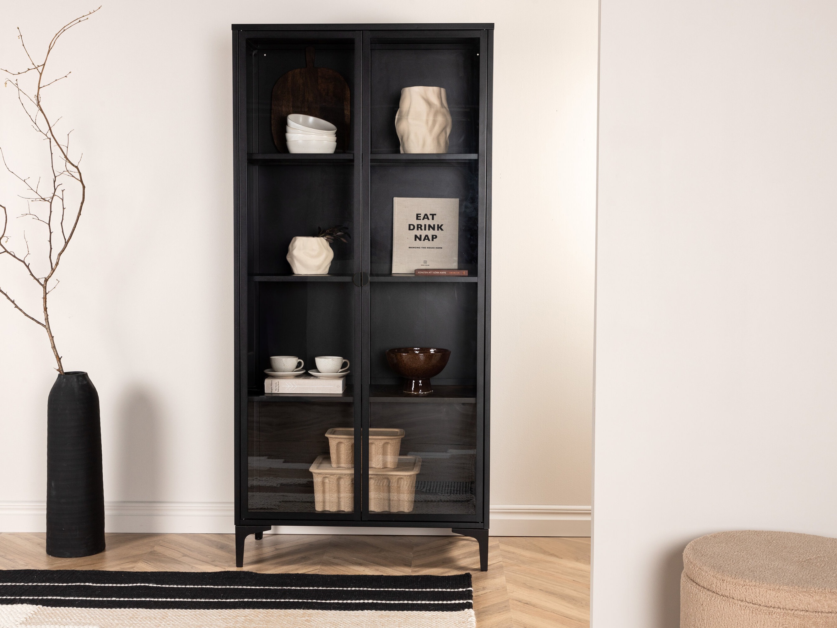 Етажерка Romcamu 103 (Черен)