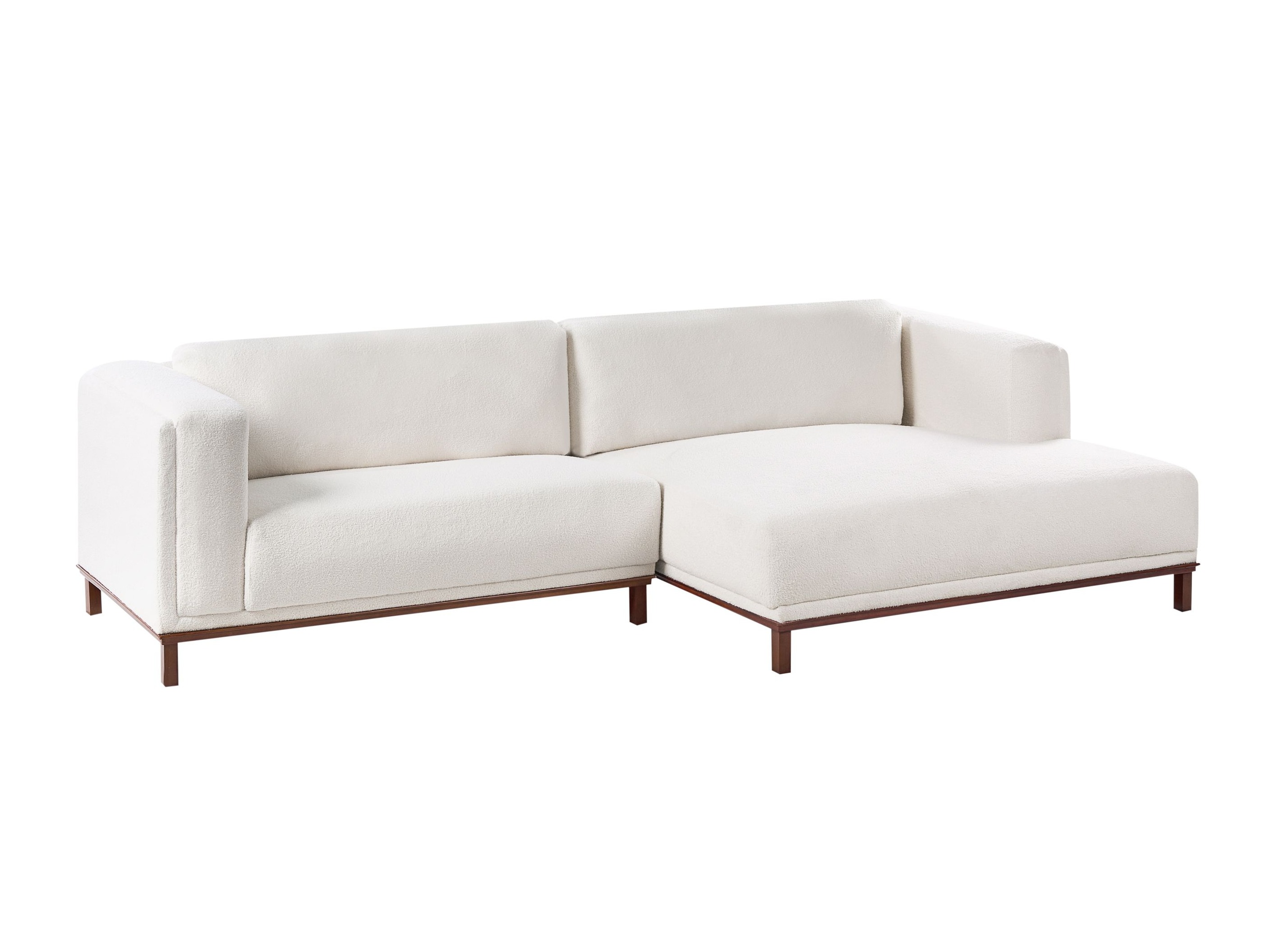 Ъглов диван Berwyn 2798 (Бял)