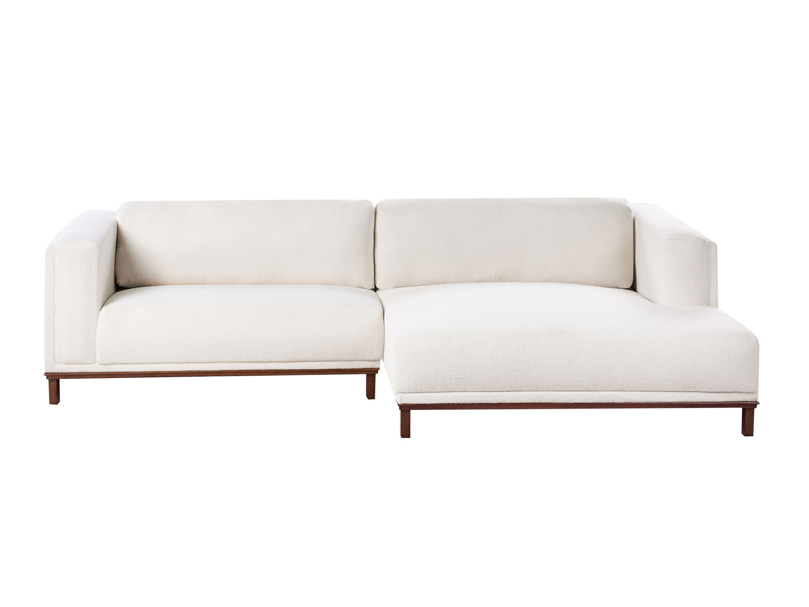 Ъглов диван Berwyn 2798 (Бял)