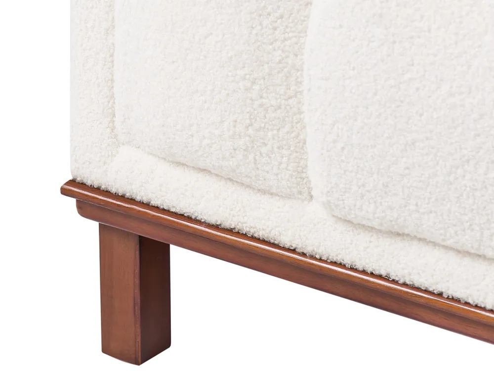 Ъглов диван Berwyn 2798 (Бял)