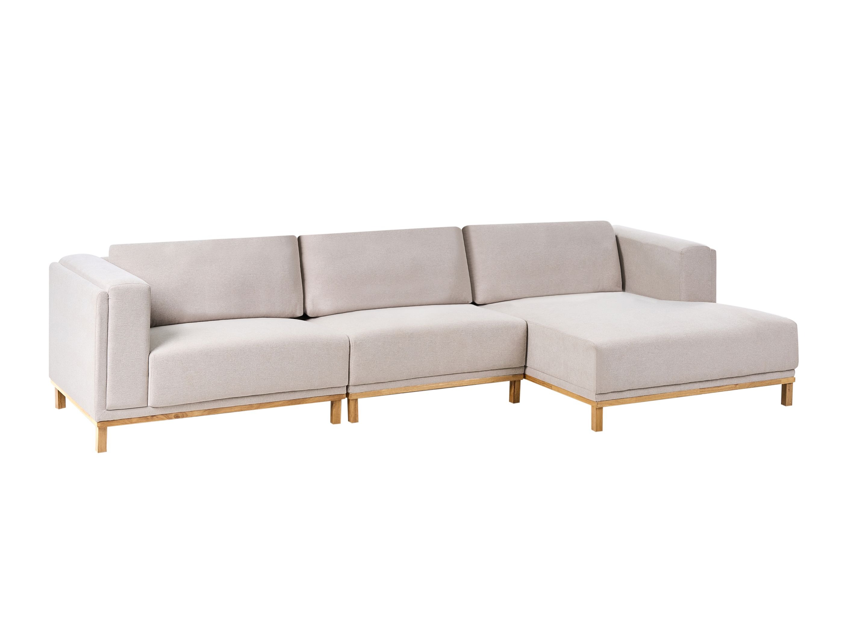 Ъглов диван Berwyn 2892 (Светло бежово)