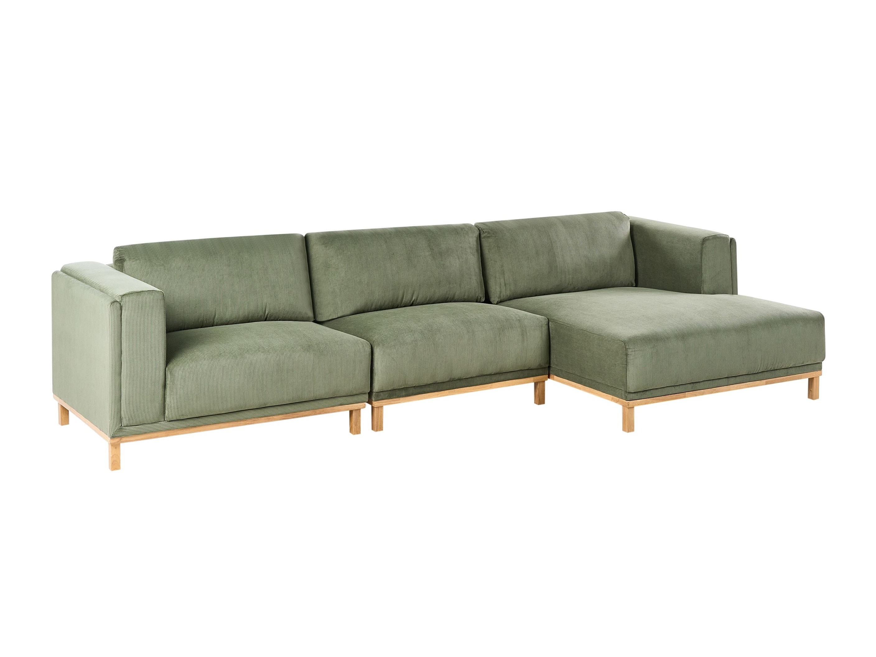 Ъглов диван Berwyn 2892 (Зелен)