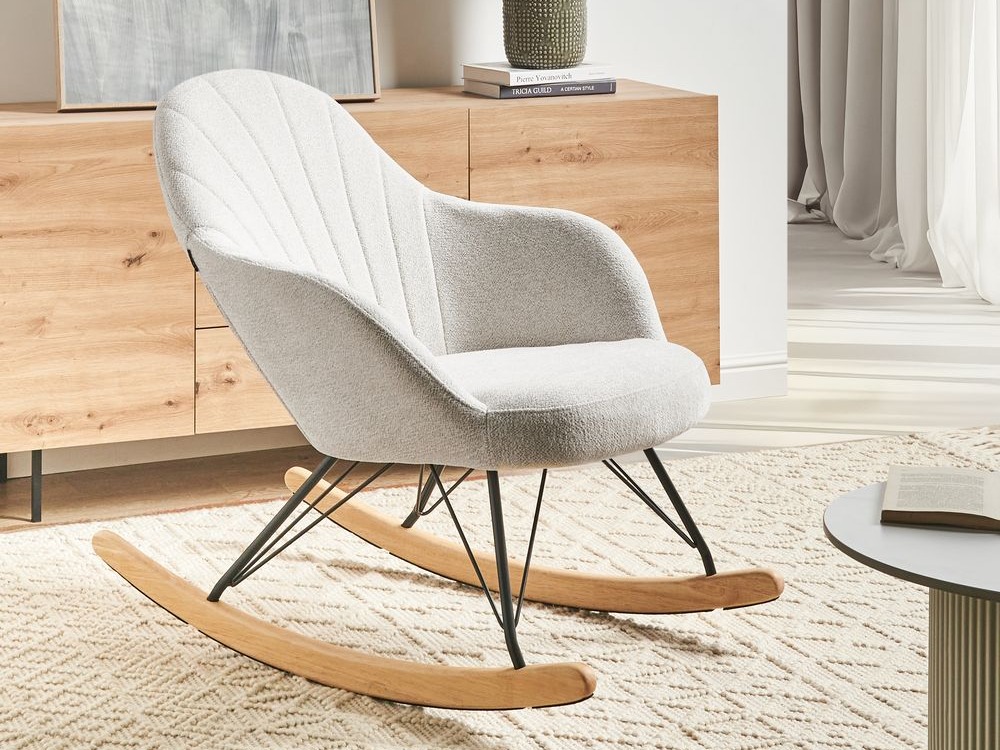 Люлеещ се стол Berwyn 2895 (Бял)