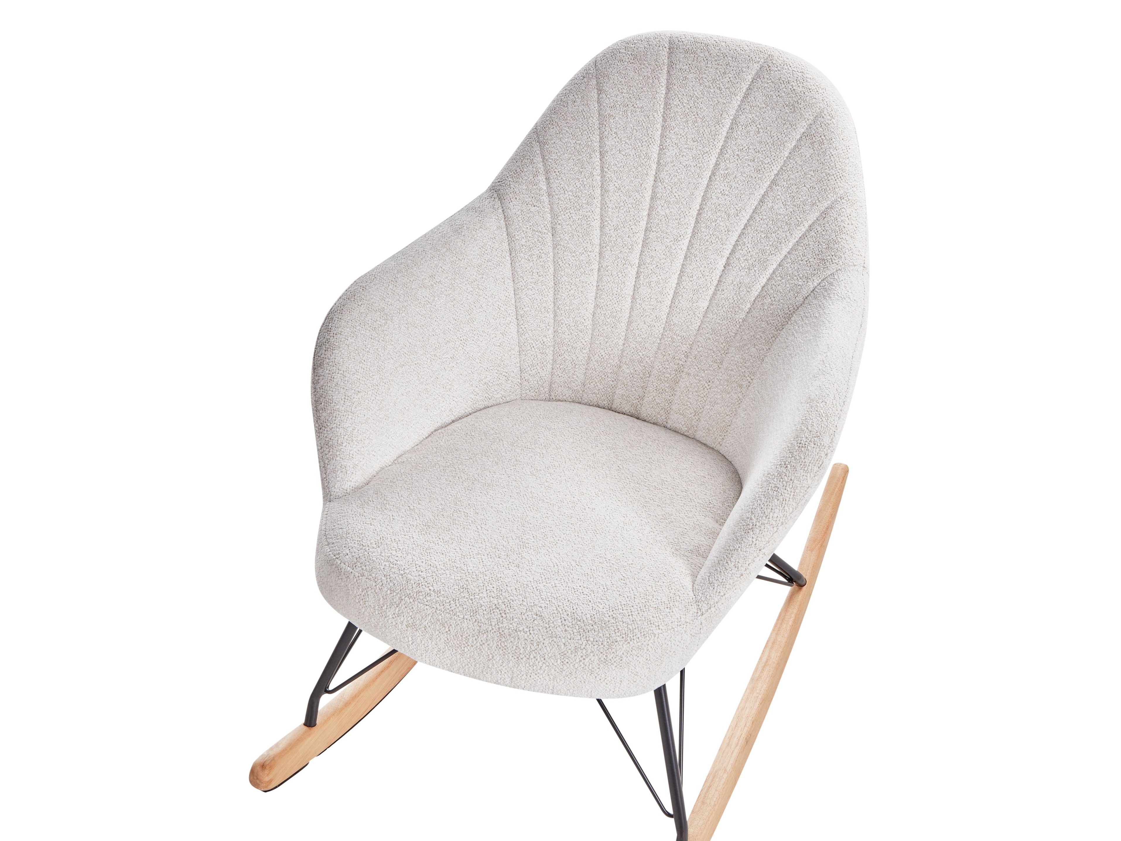 Люлеещ се стол Berwyn 2895 (Бял)