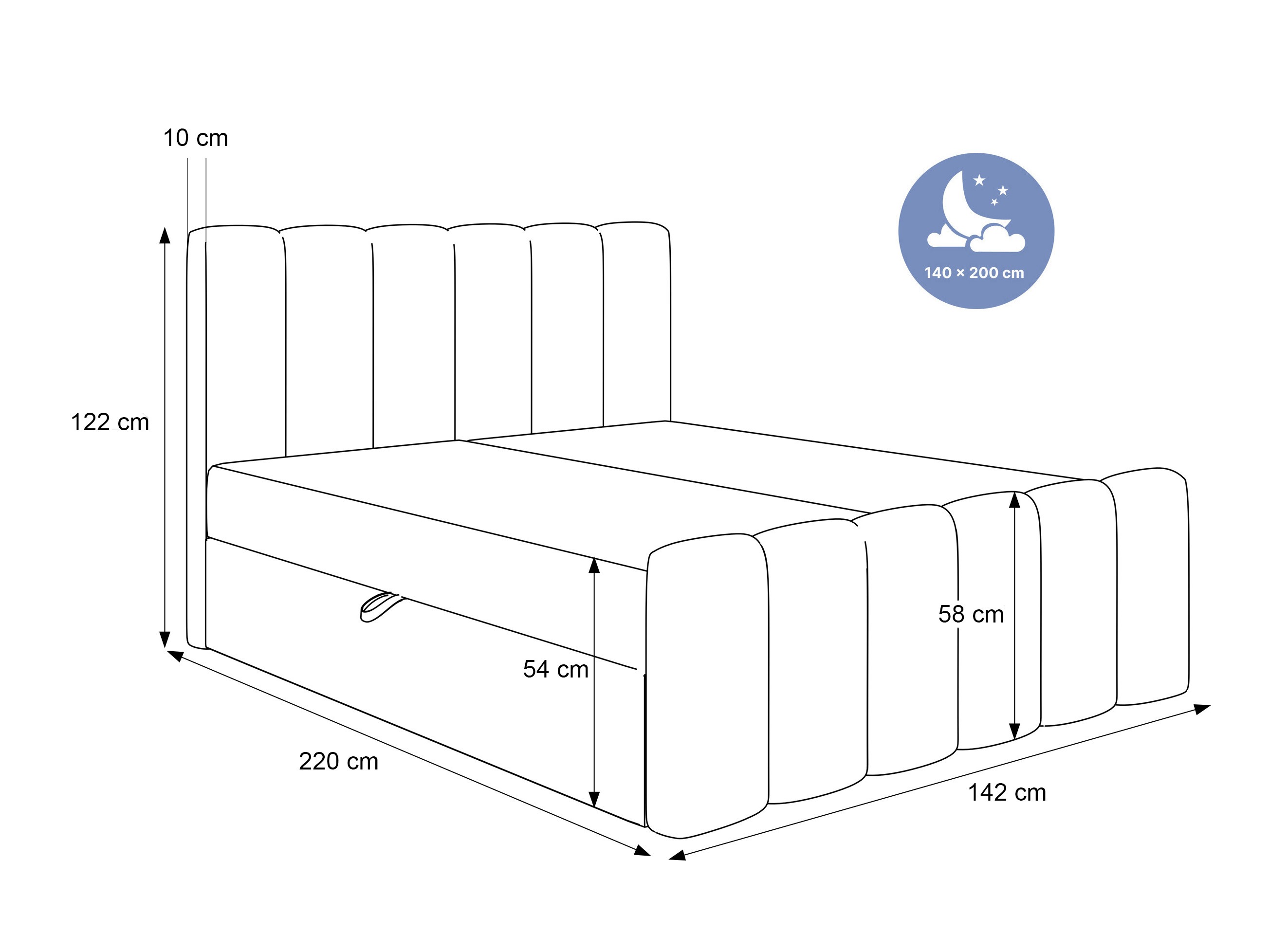 Континентално легло Hesperia 118 (Magic Velvet 2240)