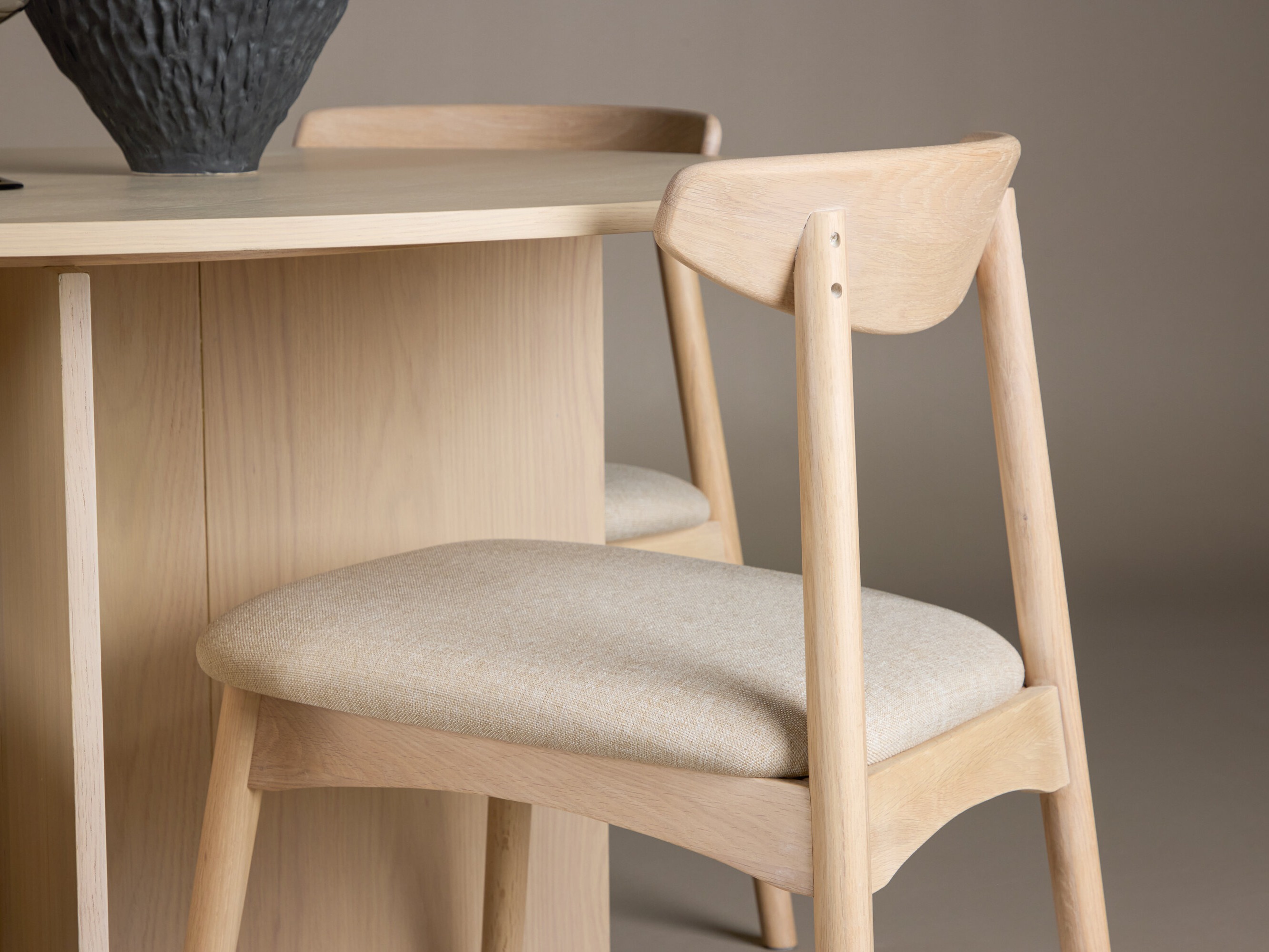 Маса и столове за трапезария Dallas 4986 (Ярък дърво)