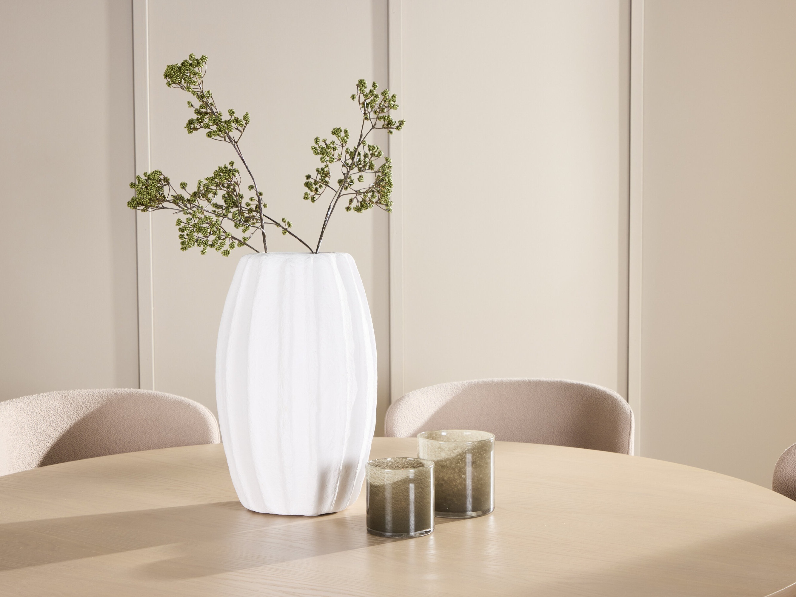 Маса и столове за трапезария Dallas 4987 (Светлокафяво)