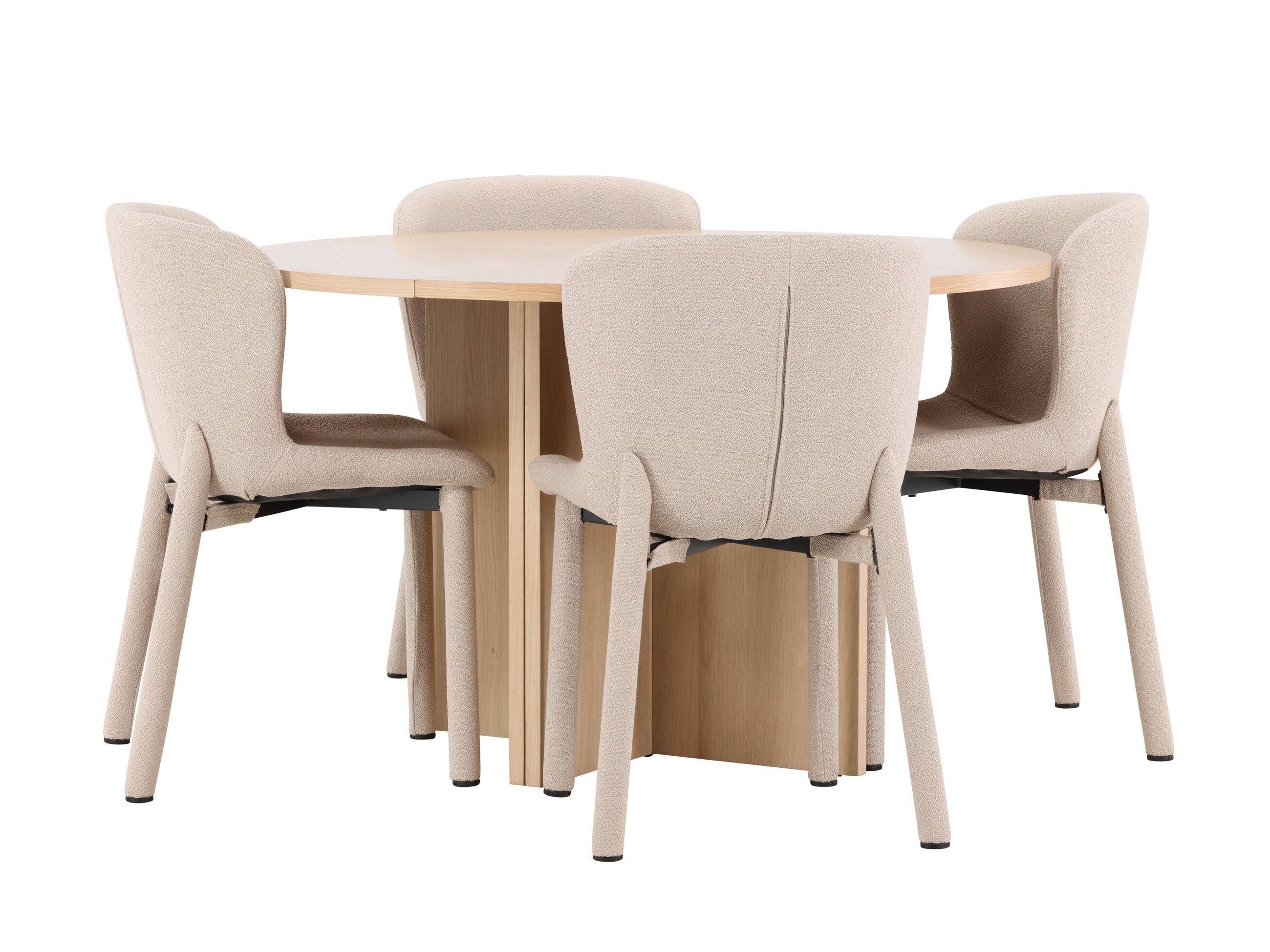 Маса и столове за трапезария Dallas 4988 (Дъб)