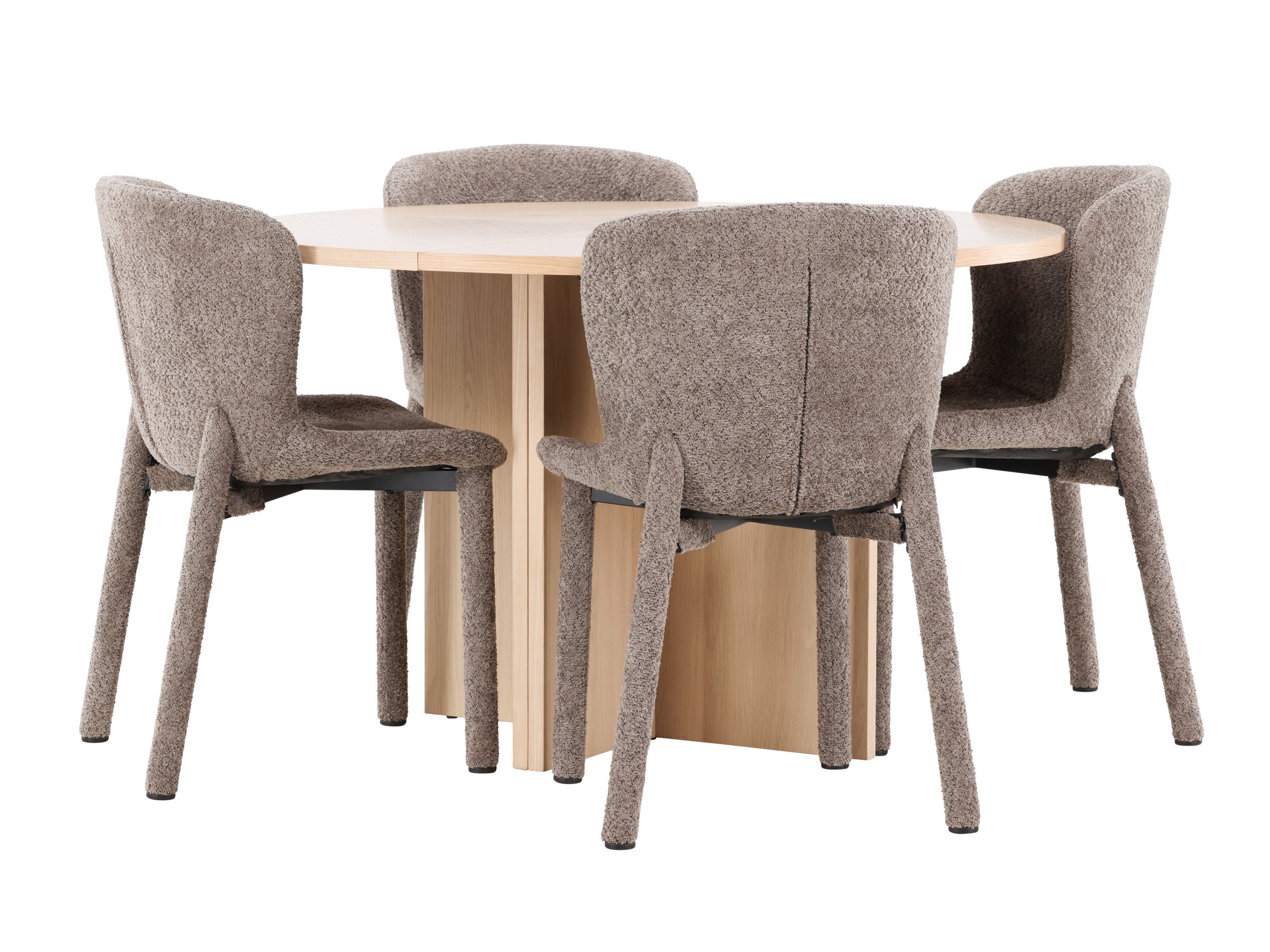 Маса и столове за трапезария Dallas 4988 (Дъб)