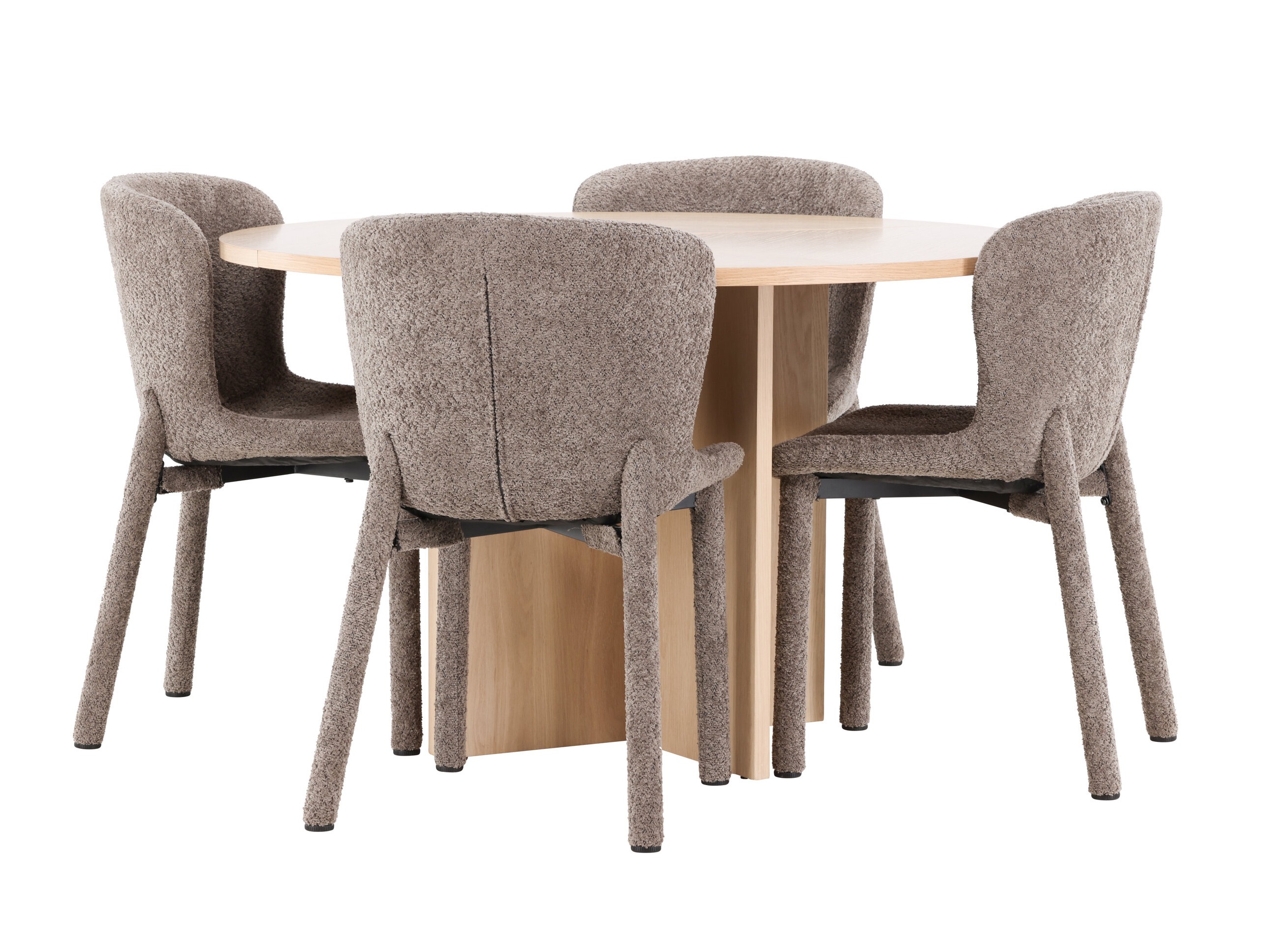 Маса и столове за трапезария Dallas 4988 (Дъб)