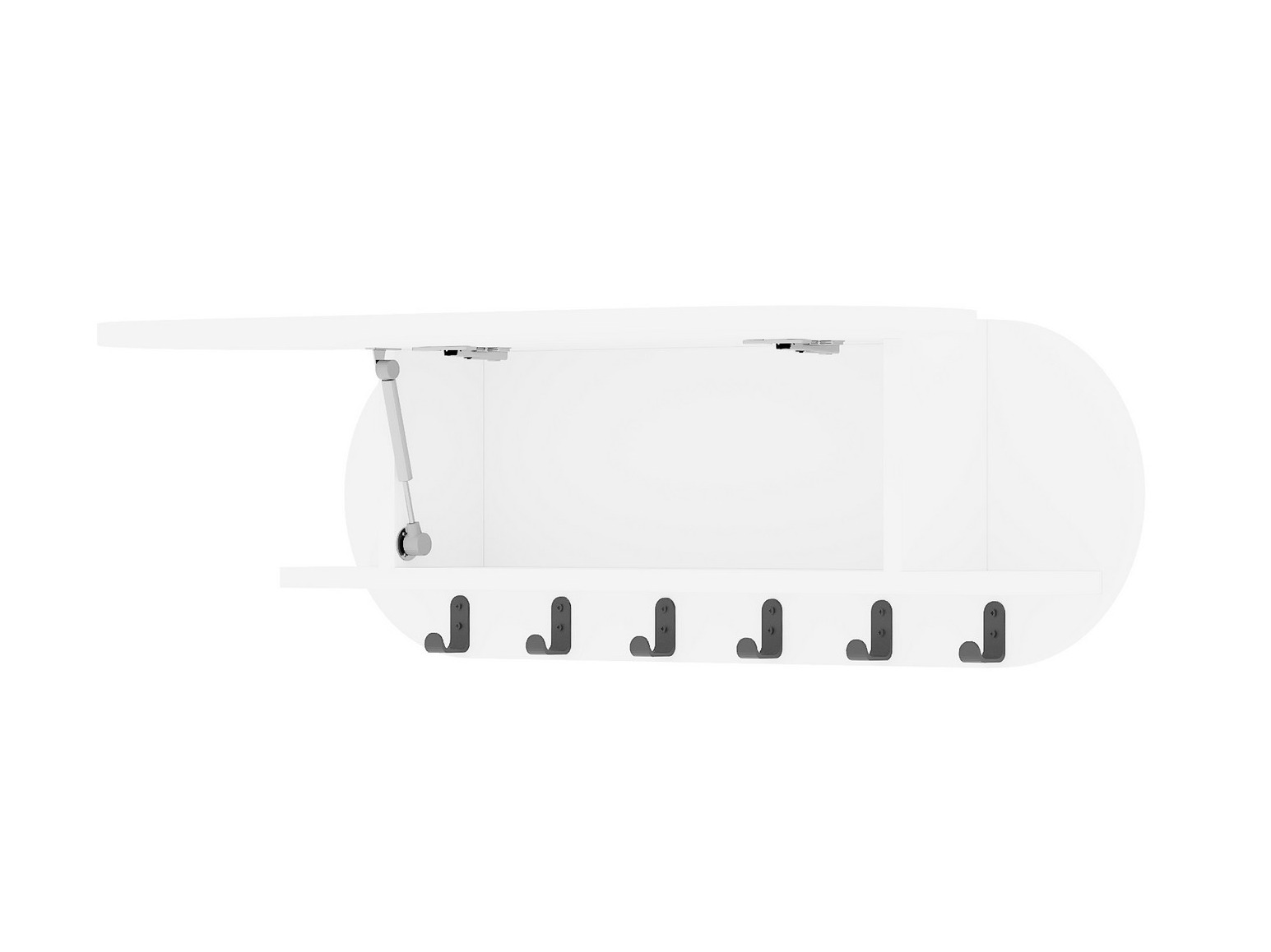 Закачалка Kailua 2144 (Бял)