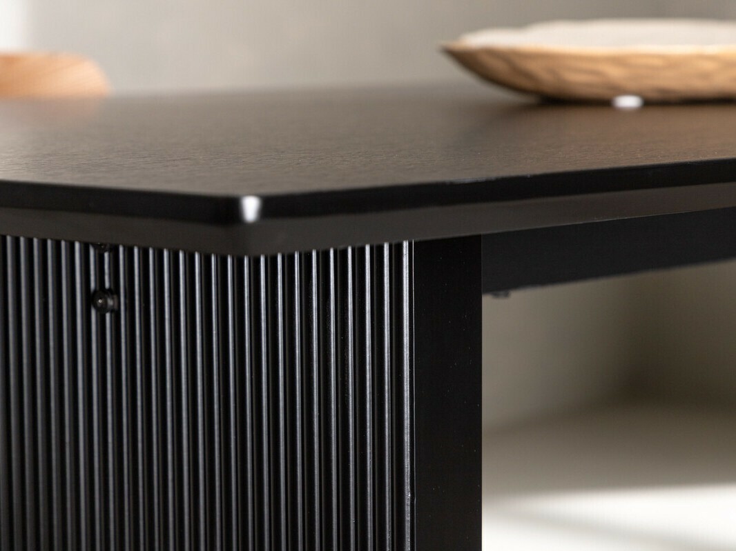 Маса и столове за трапезария Dallas 4993 (Черен)