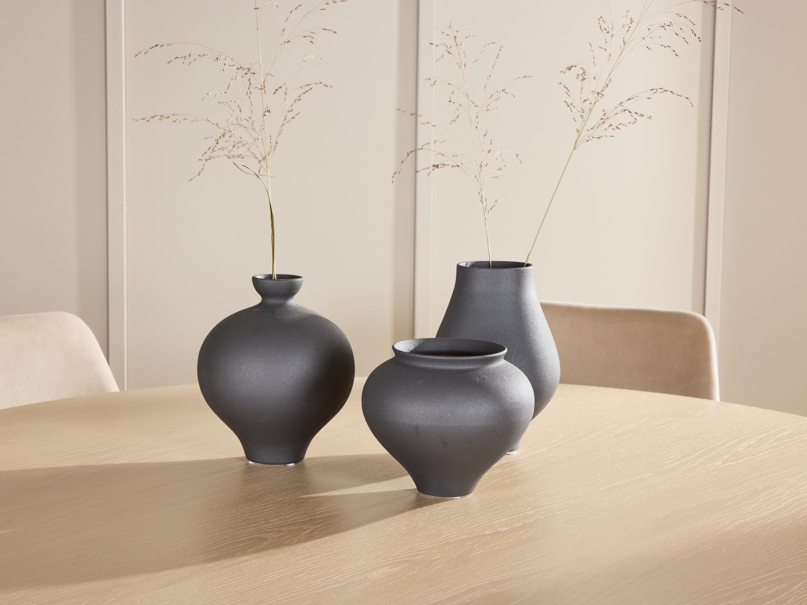 Маса и столове за трапезария Dallas 4994 (Светлокафяво + Черен)