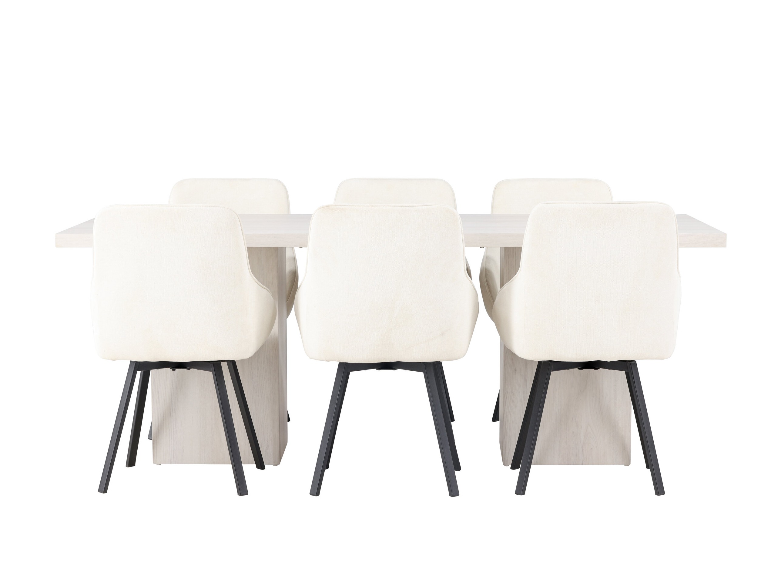 Маса и столове за трапезария Dallas 4996 (Бежов)