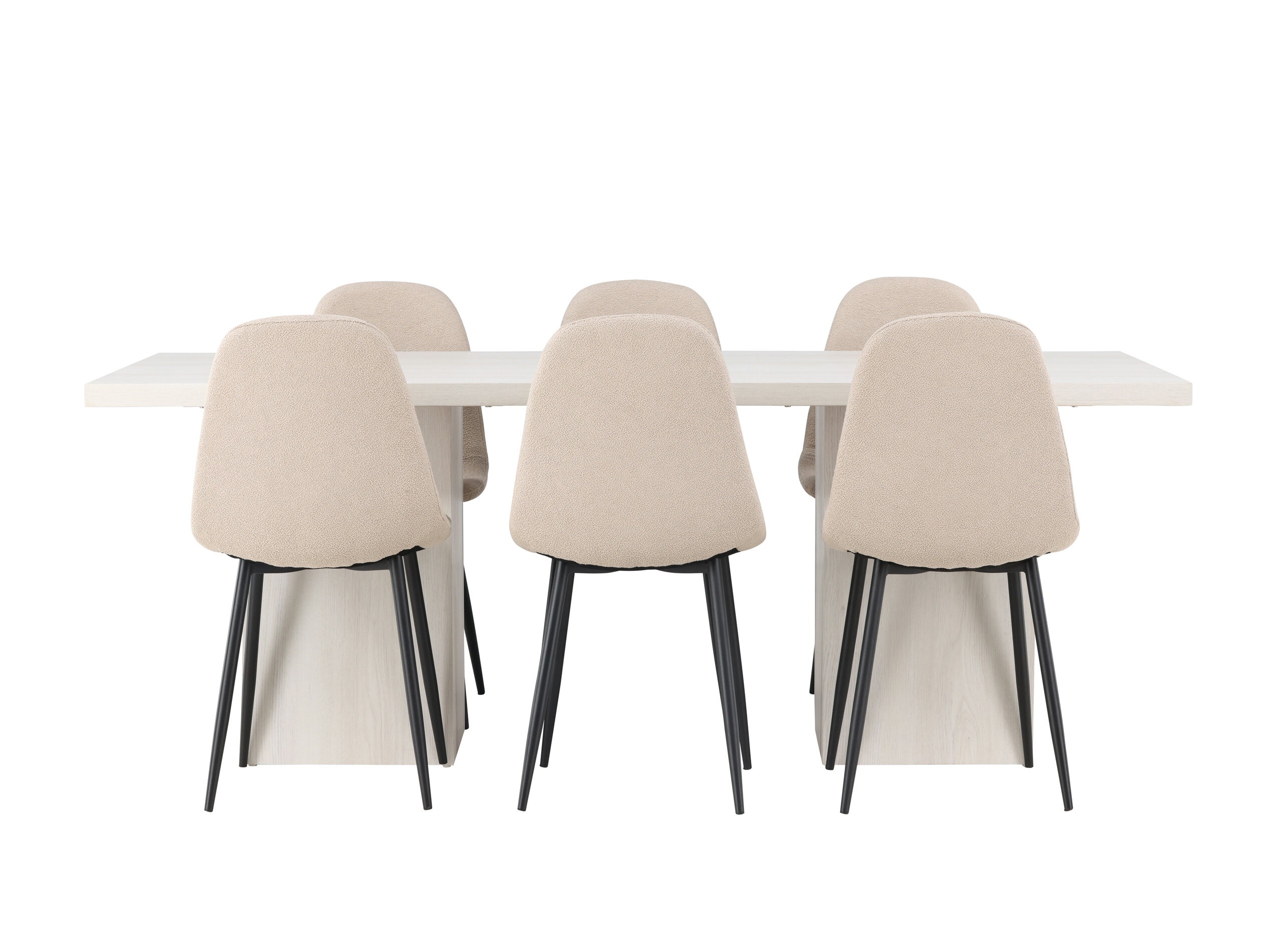 Маса и столове за трапезария Dallas 4997 (Бежов)