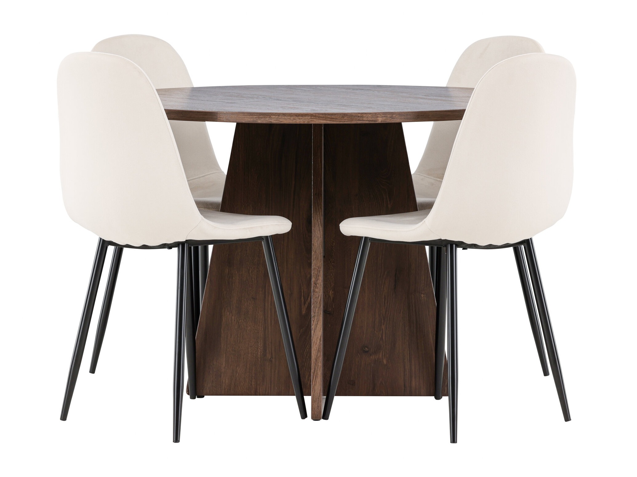 Маса и столове за трапезария Dallas 5009 (Бежов)