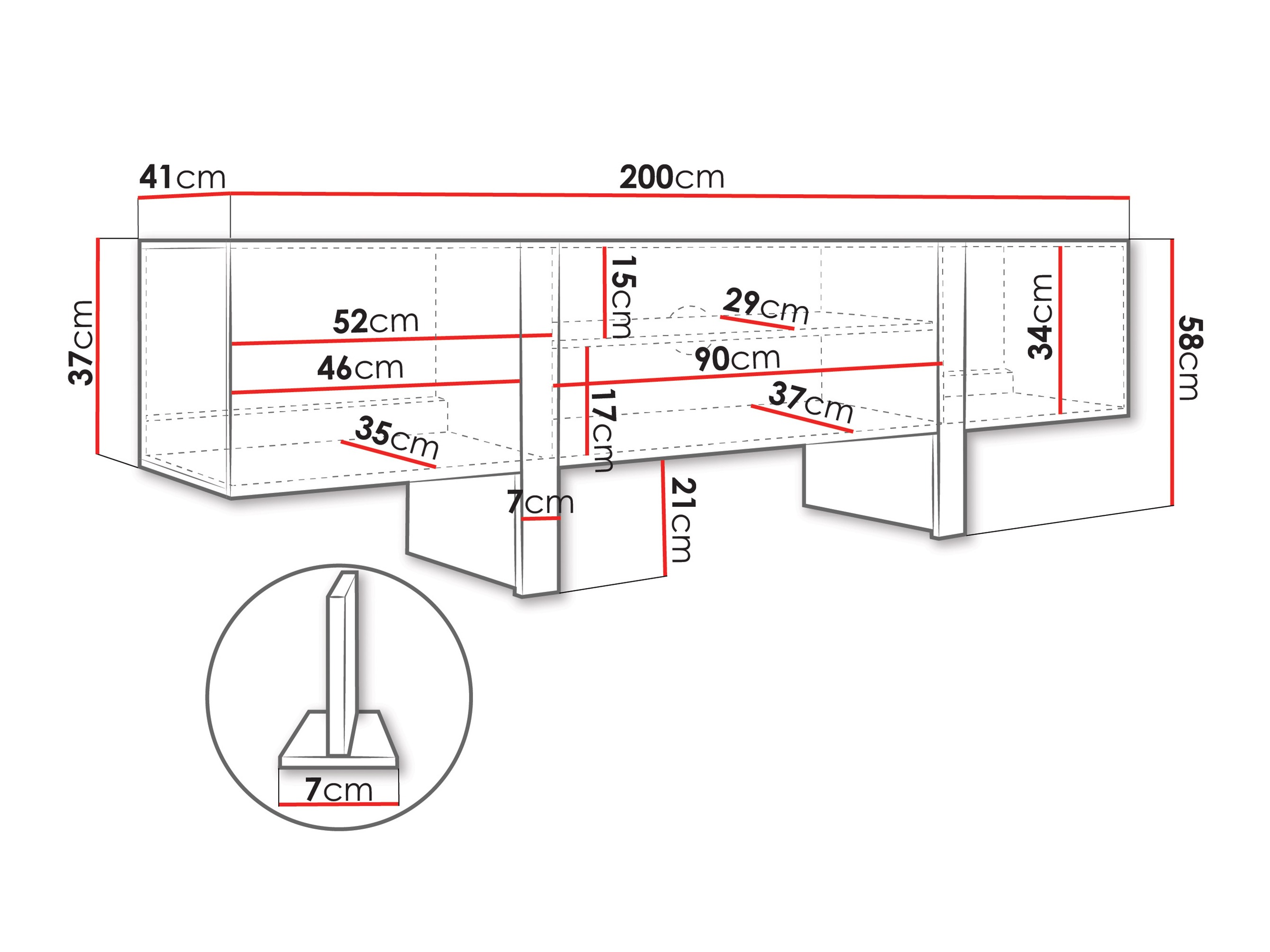 ТВ шкаф Sorfloi 100