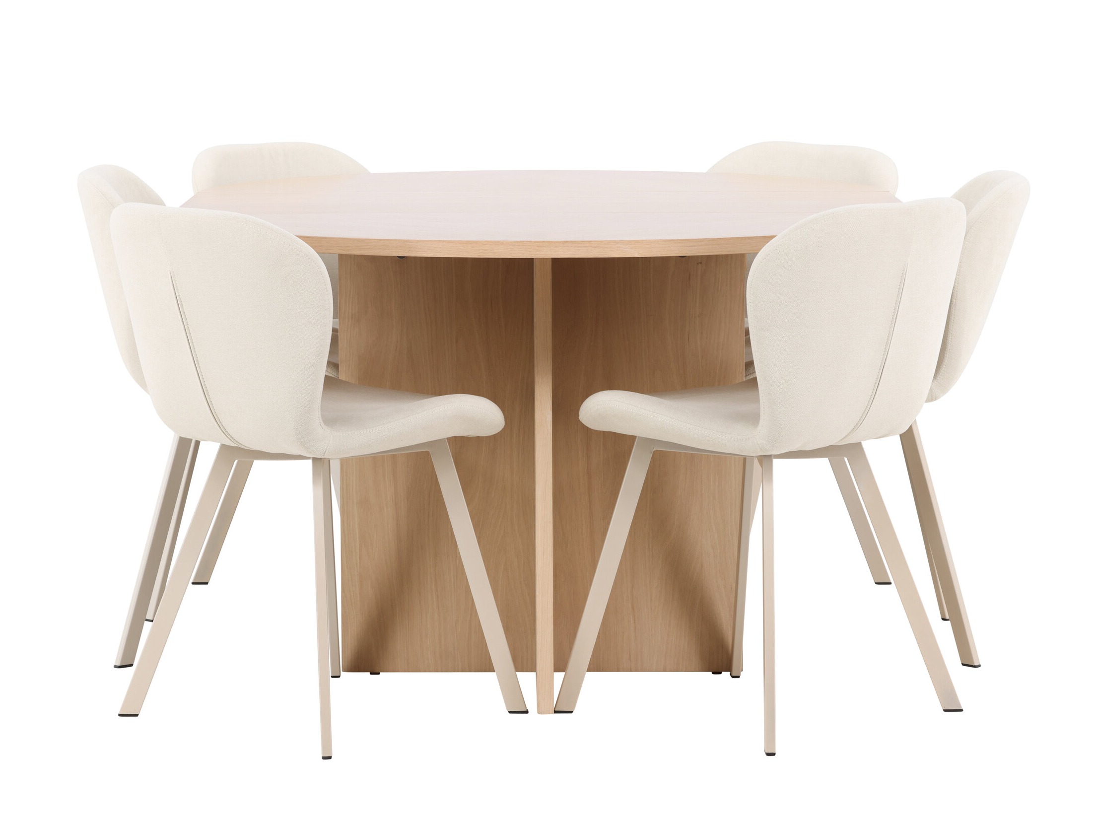 Маса и столове за трапезария Dallas 5010 (Дъб)