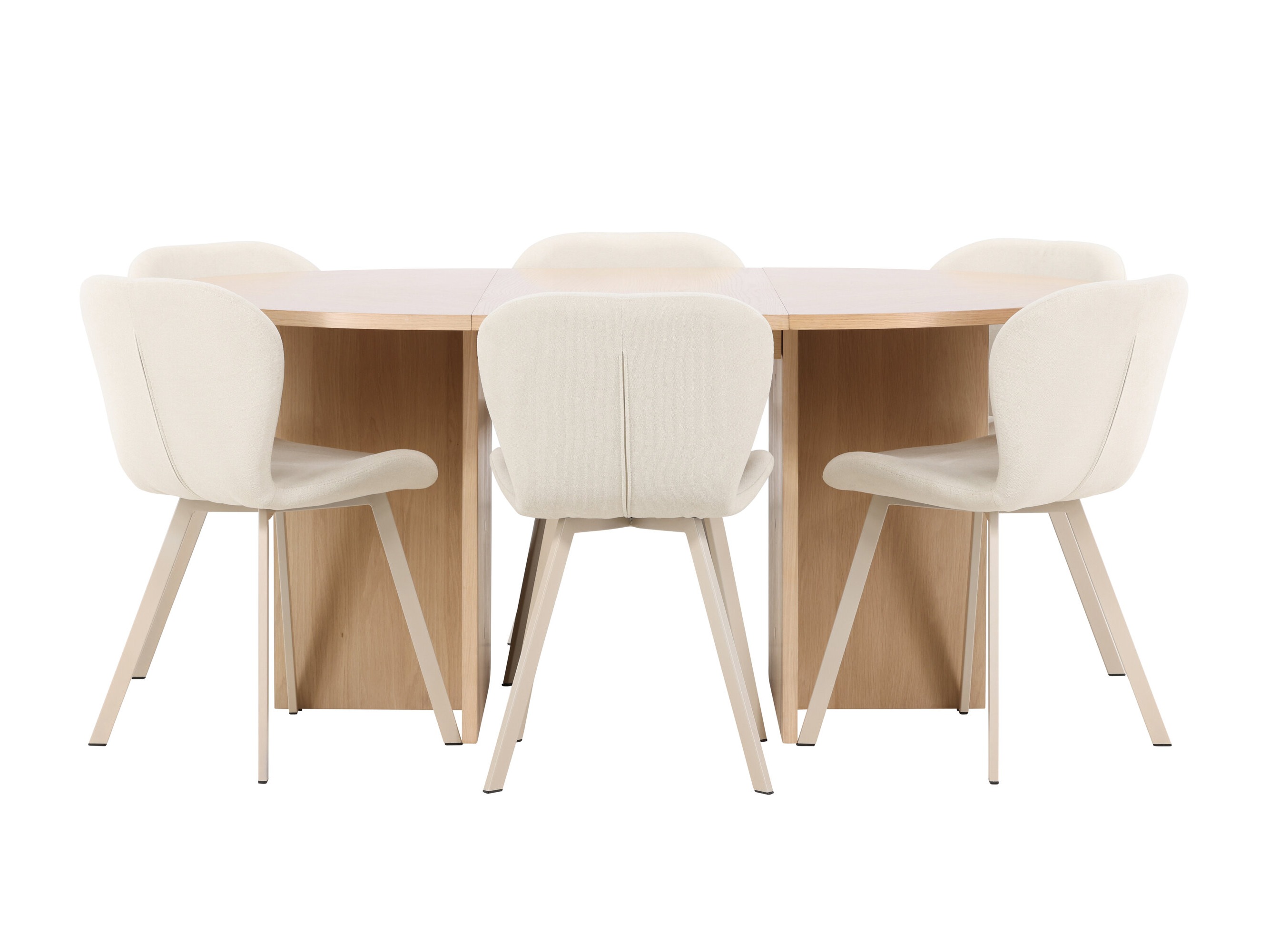 Маса и столове за трапезария Dallas 5010 (Дъб)