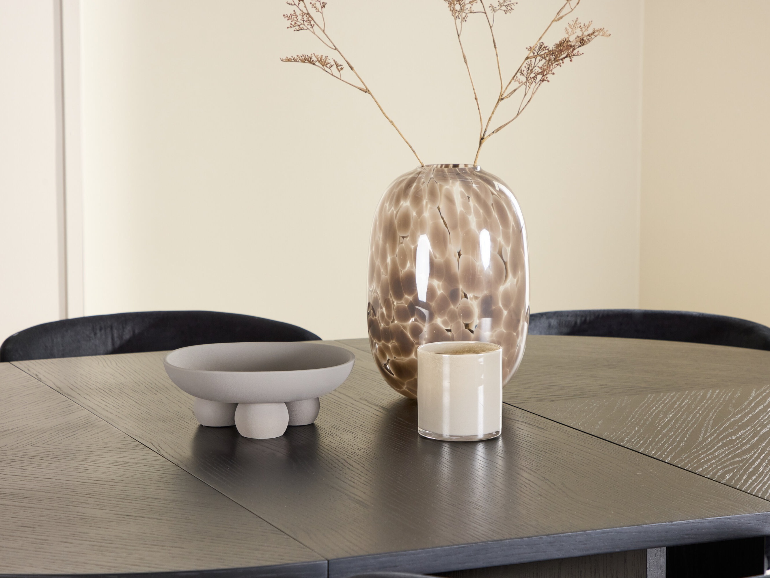 Маса и столове за трапезария Dallas 5013 (Черен)