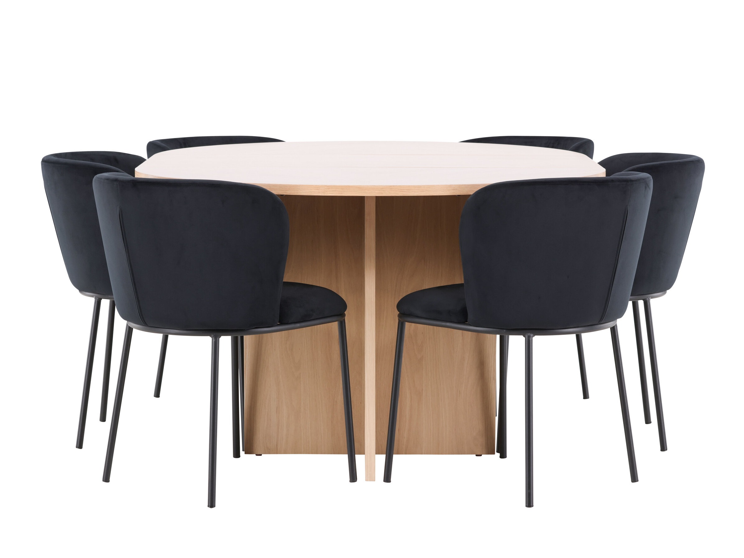 Маса и столове за трапезария Dallas 5013 (Дъб)