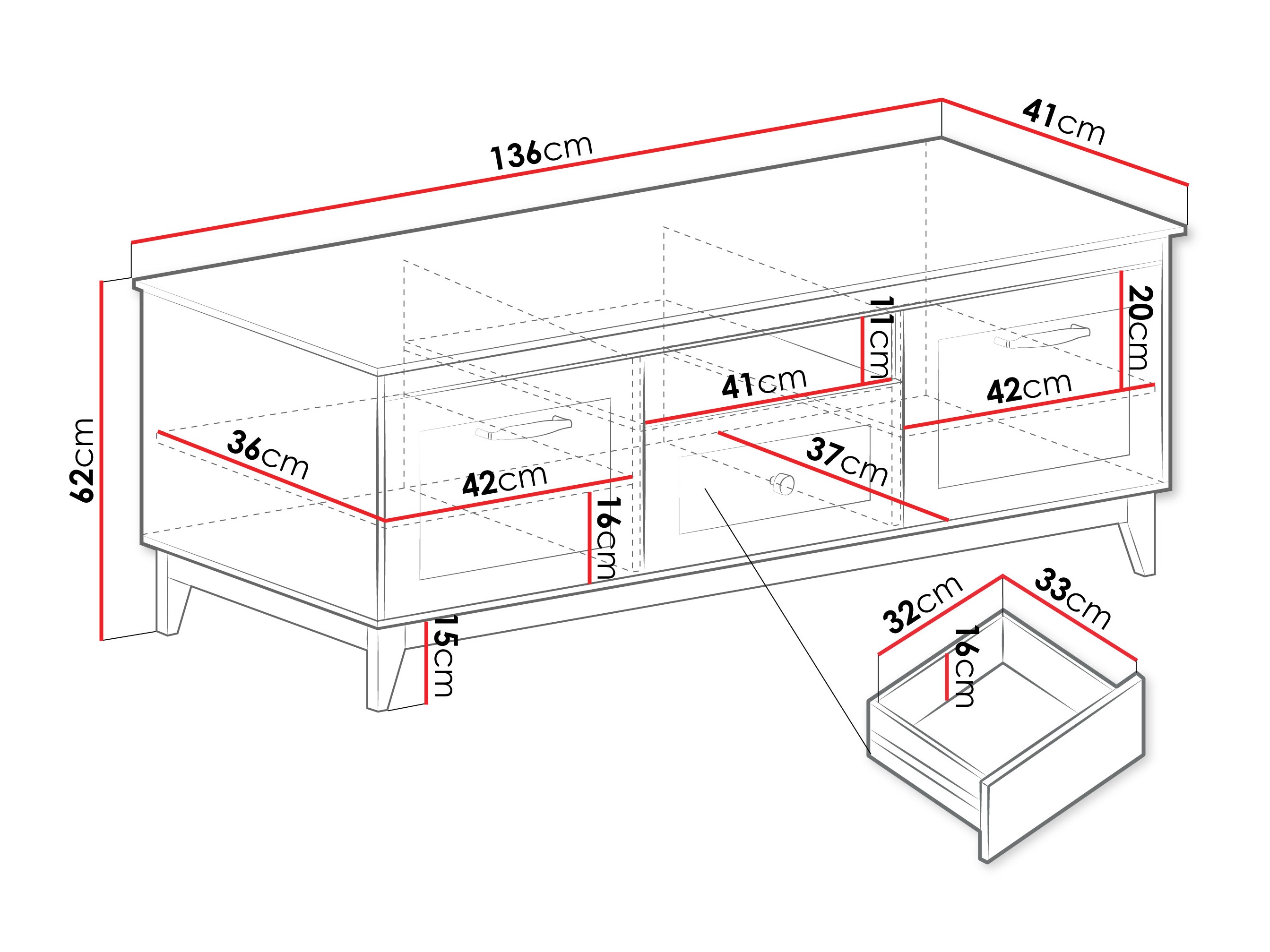 ТВ шкаф Sonfera 107