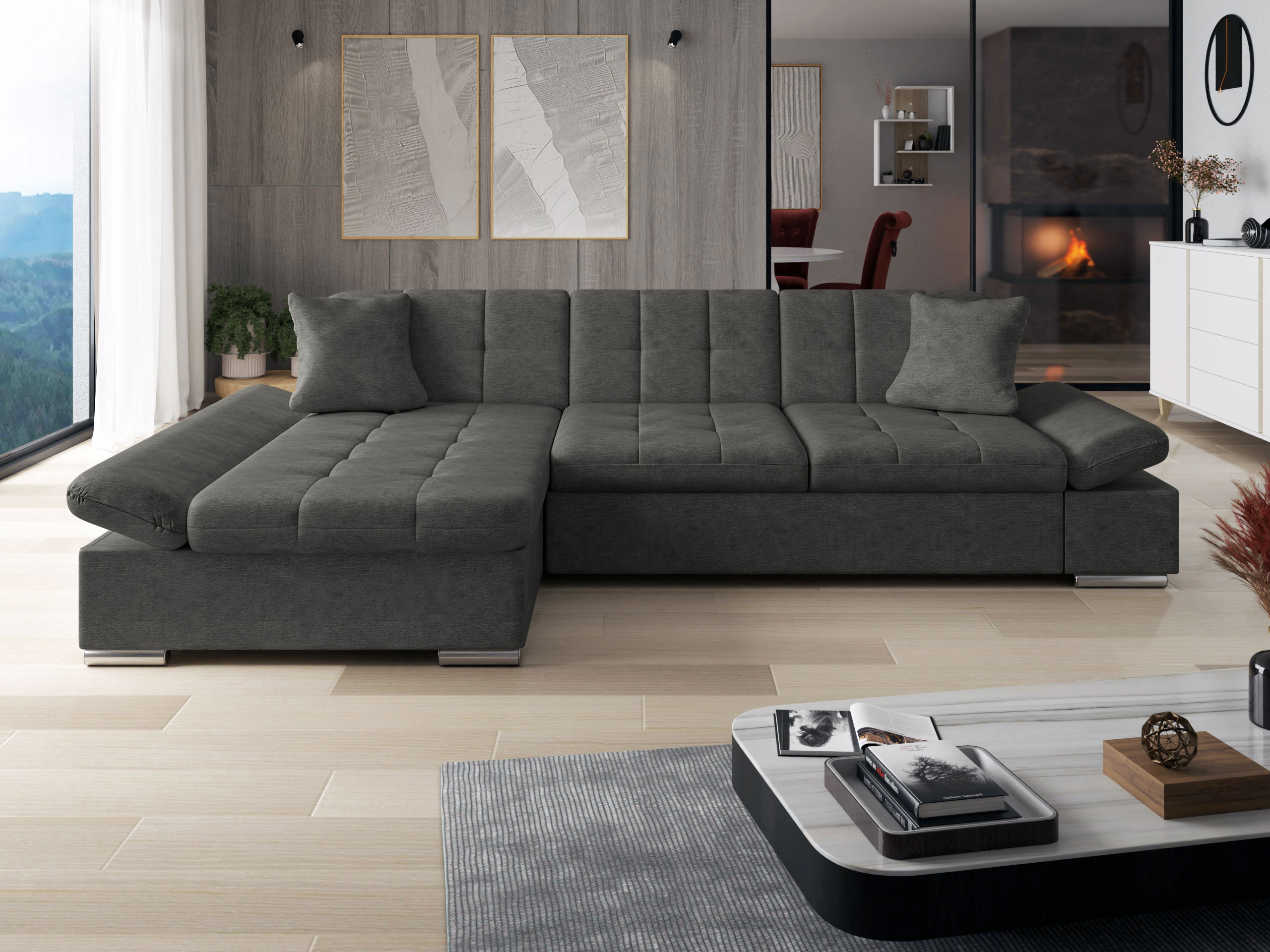 Ъглов диван Comfivo Sanitas I (Nazar 225.06)