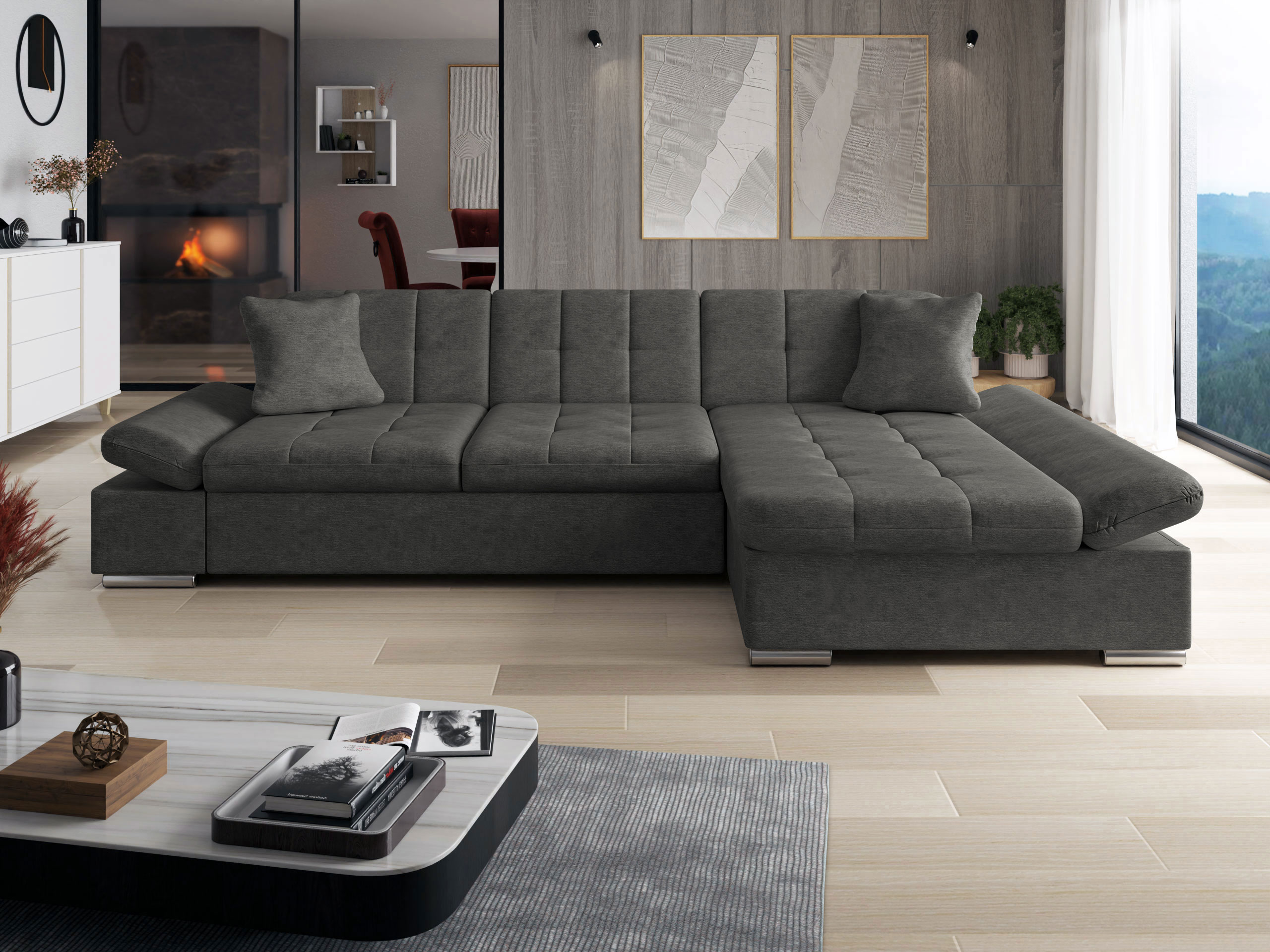 Ъглов диван Comfivo Sanitas I (Nazar 225.06)